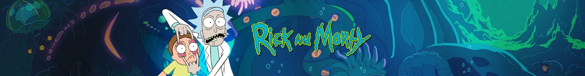 Rick and Morty karten banner