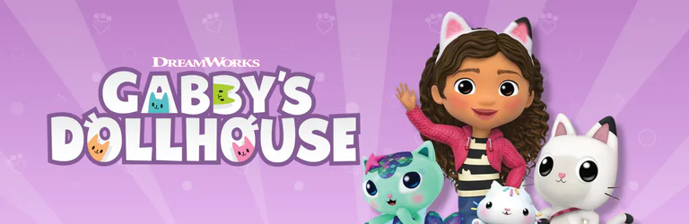 Gabbys Dollhouse pyjamas banner mobil