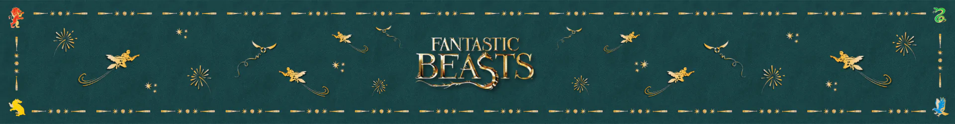 Fantastic Beasts and Where to Find Them spardosen  banner