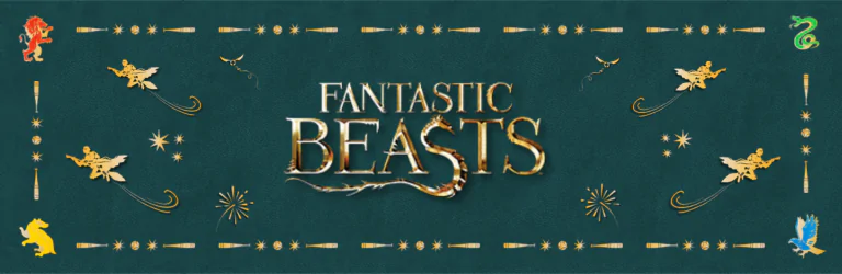 Fantastic Beasts and Where to Find Them schreibwaren banner mobil