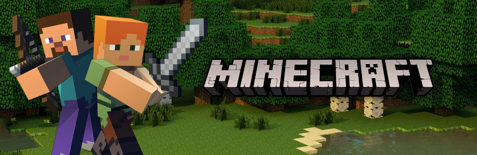 Minecraft figuren banner mobil