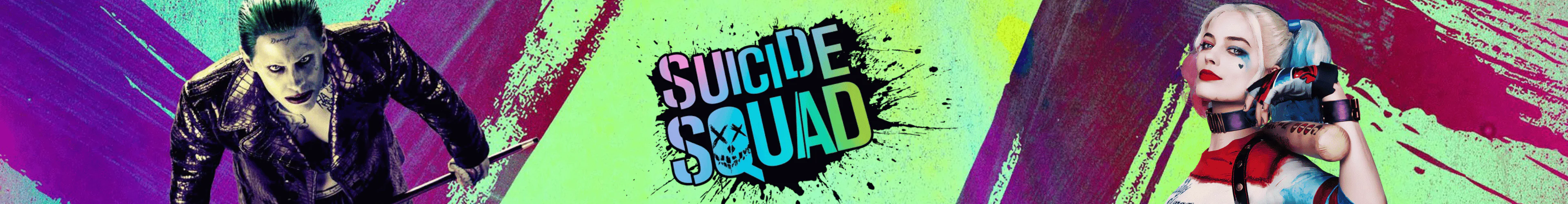 Suicide Squad figuren banner