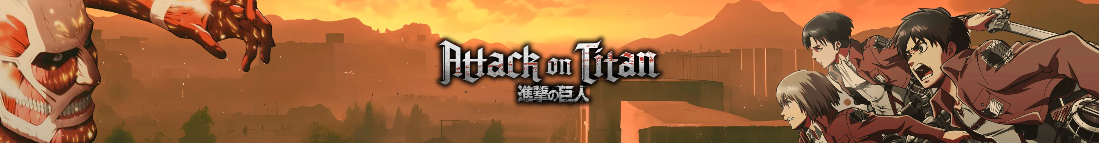 Attack on Titan tassen banner