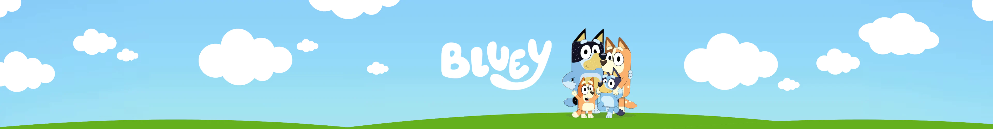 Bluey Produkte Geschenke banner