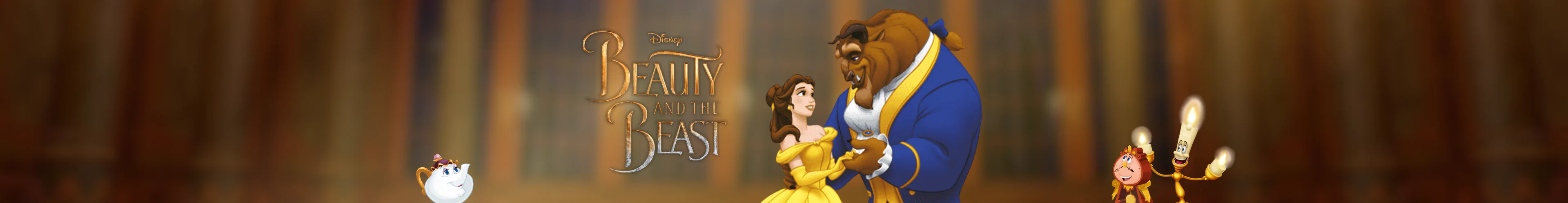 Beauty and the Beast Produkte Geschenke banner