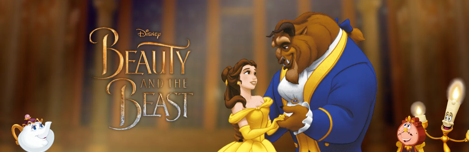 Beauty and the Beast Produkte Geschenke banner mobil