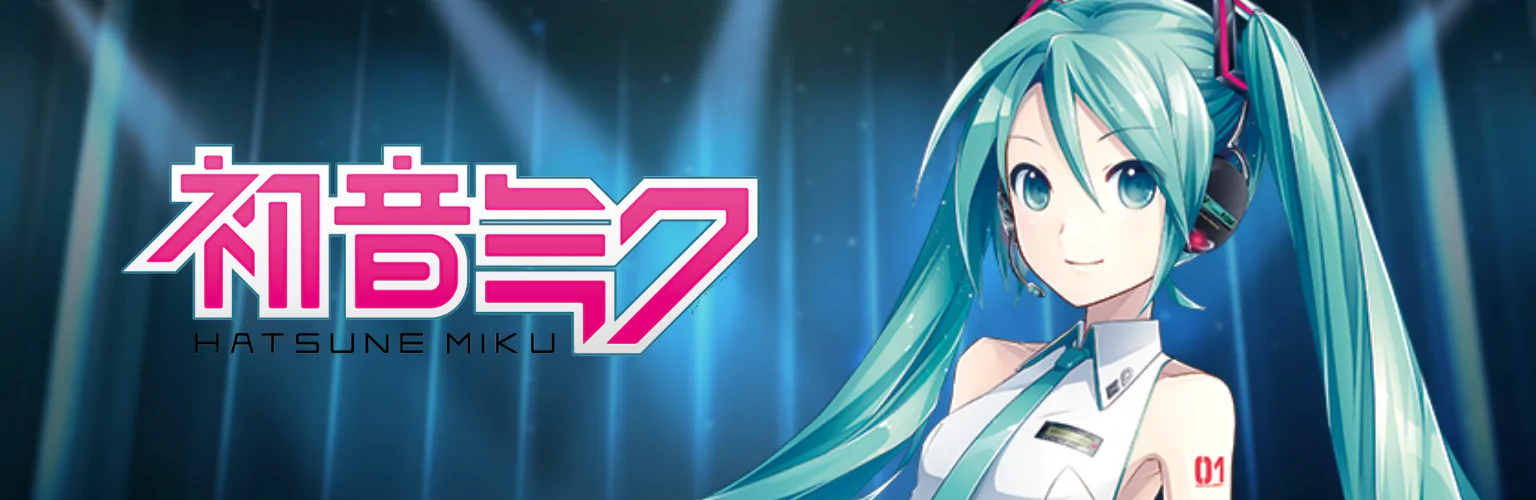 Vocaloid Hatsune Miku figuren banner mobil