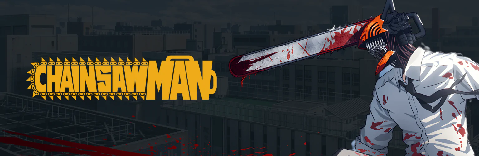 Chainsaw Man Produkte Geschenke banner mobil