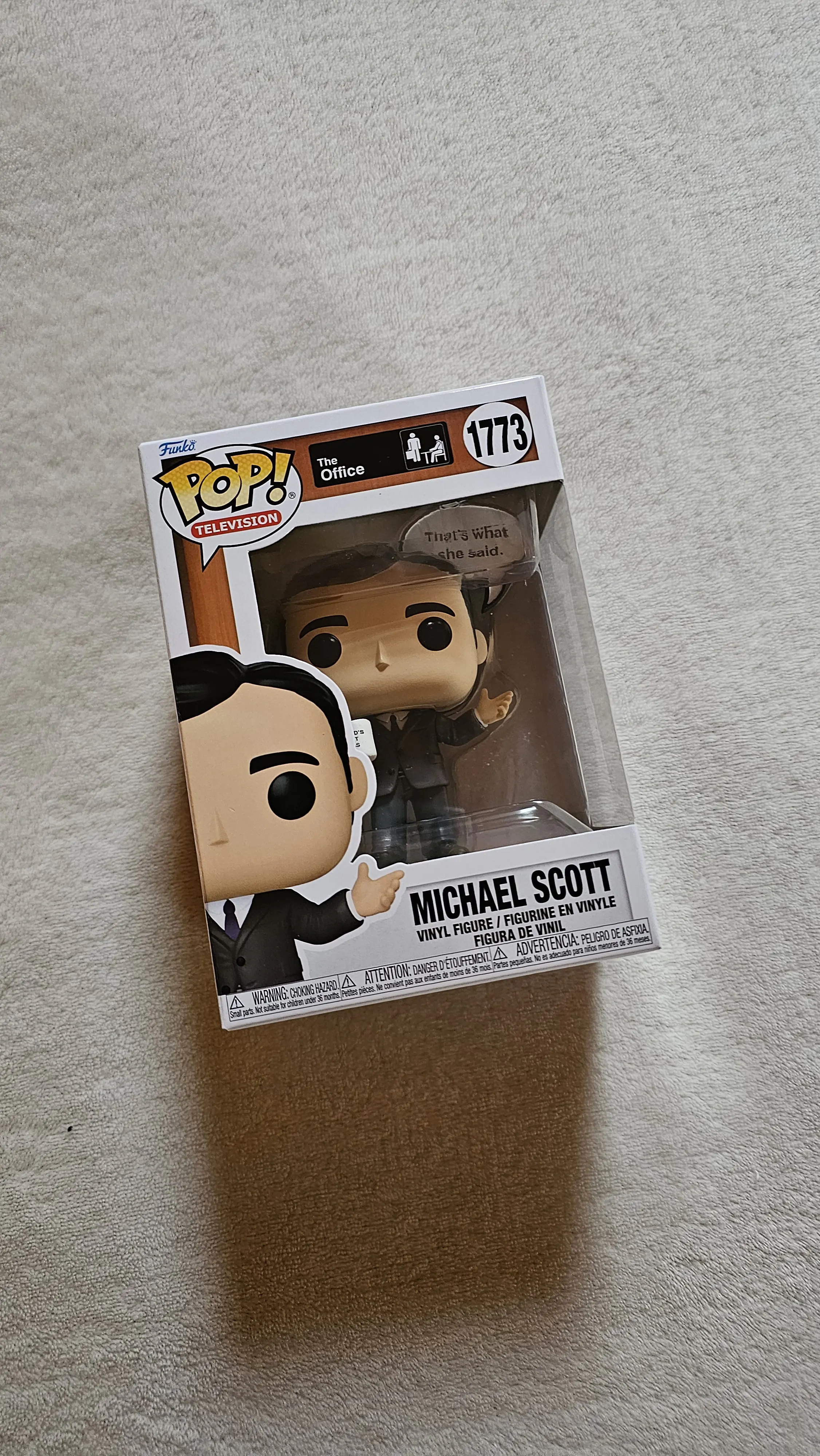 The Office Funko POP! Sayings Vinyl Figur Michael 9 cm Produktfoto