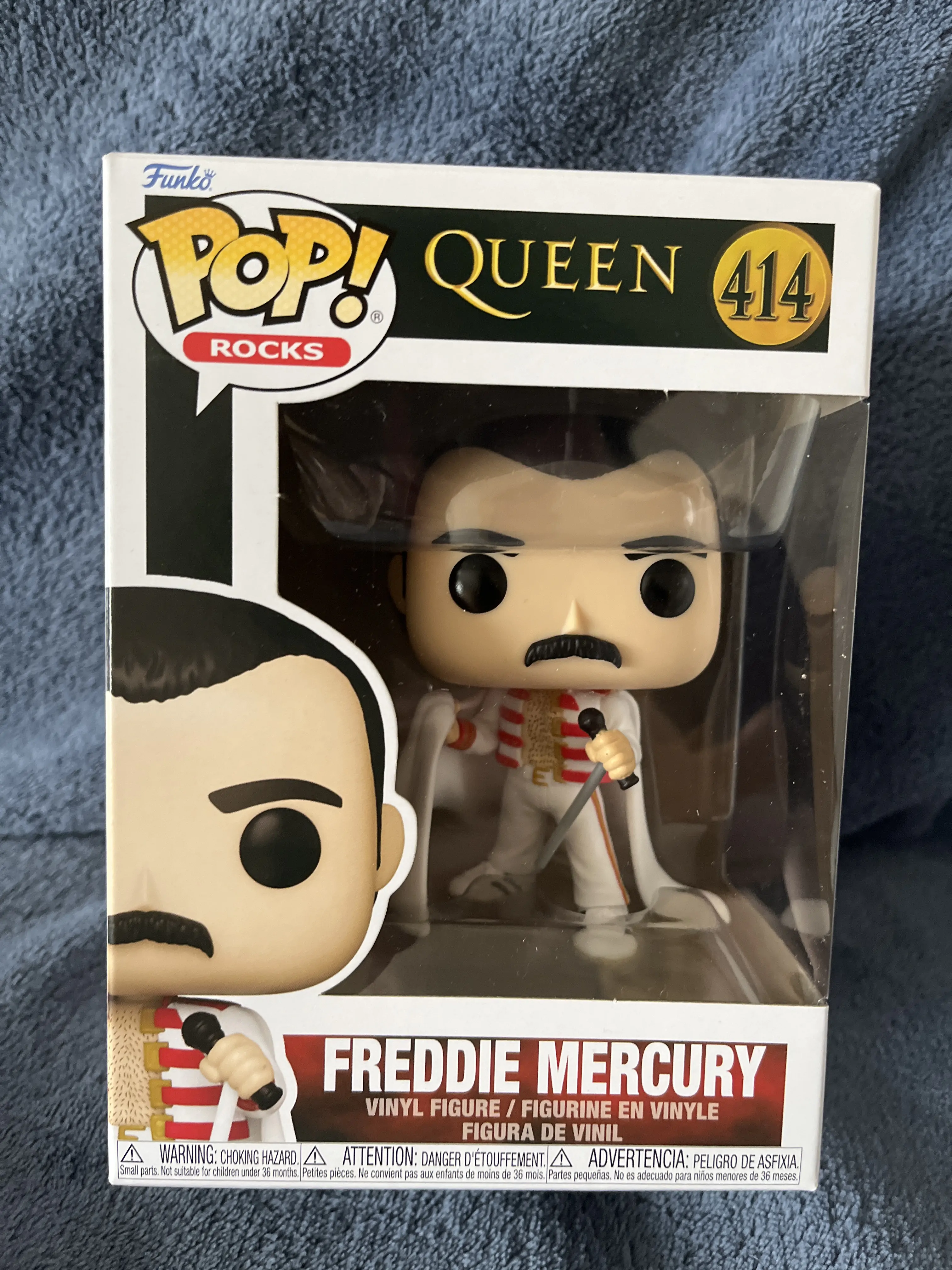 Queen Funko POP! Rocks Vinyl Figur Freddie Mercury with Cape 9 cm Produktfoto