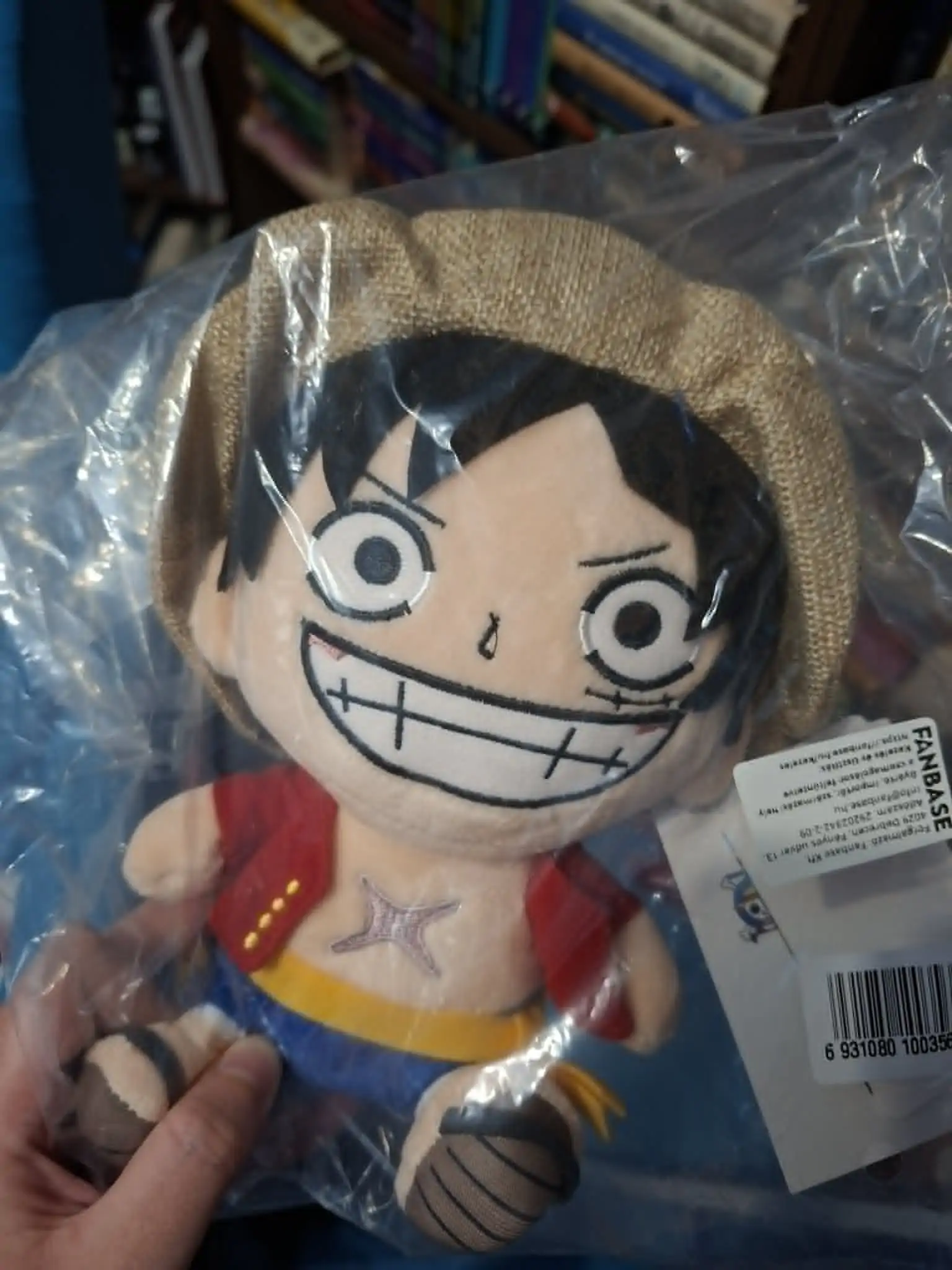 One Piece Plüschfigur Monkey D. Luffy Gear 5 New World Ver. 20 cm Produktfoto