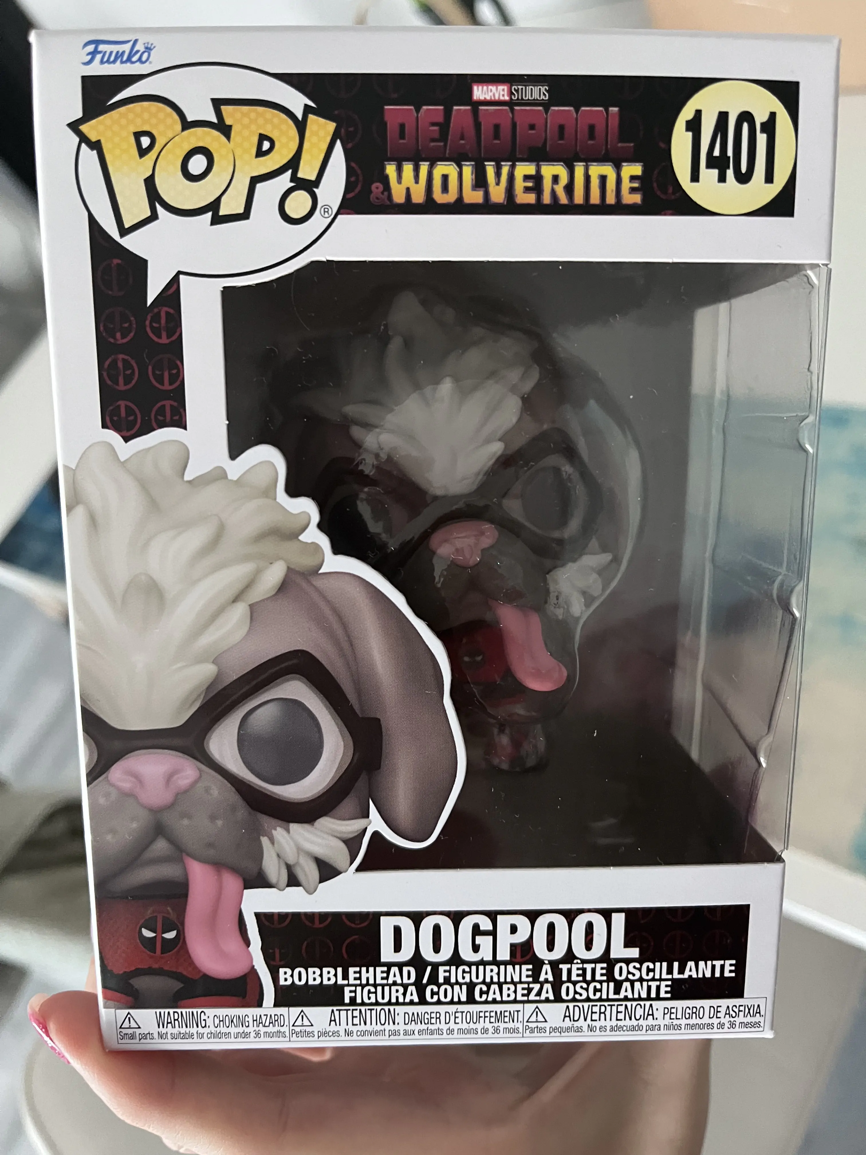 Funko POP Figur Marvel Deadpool & Wolverine Dogpool Produktfoto