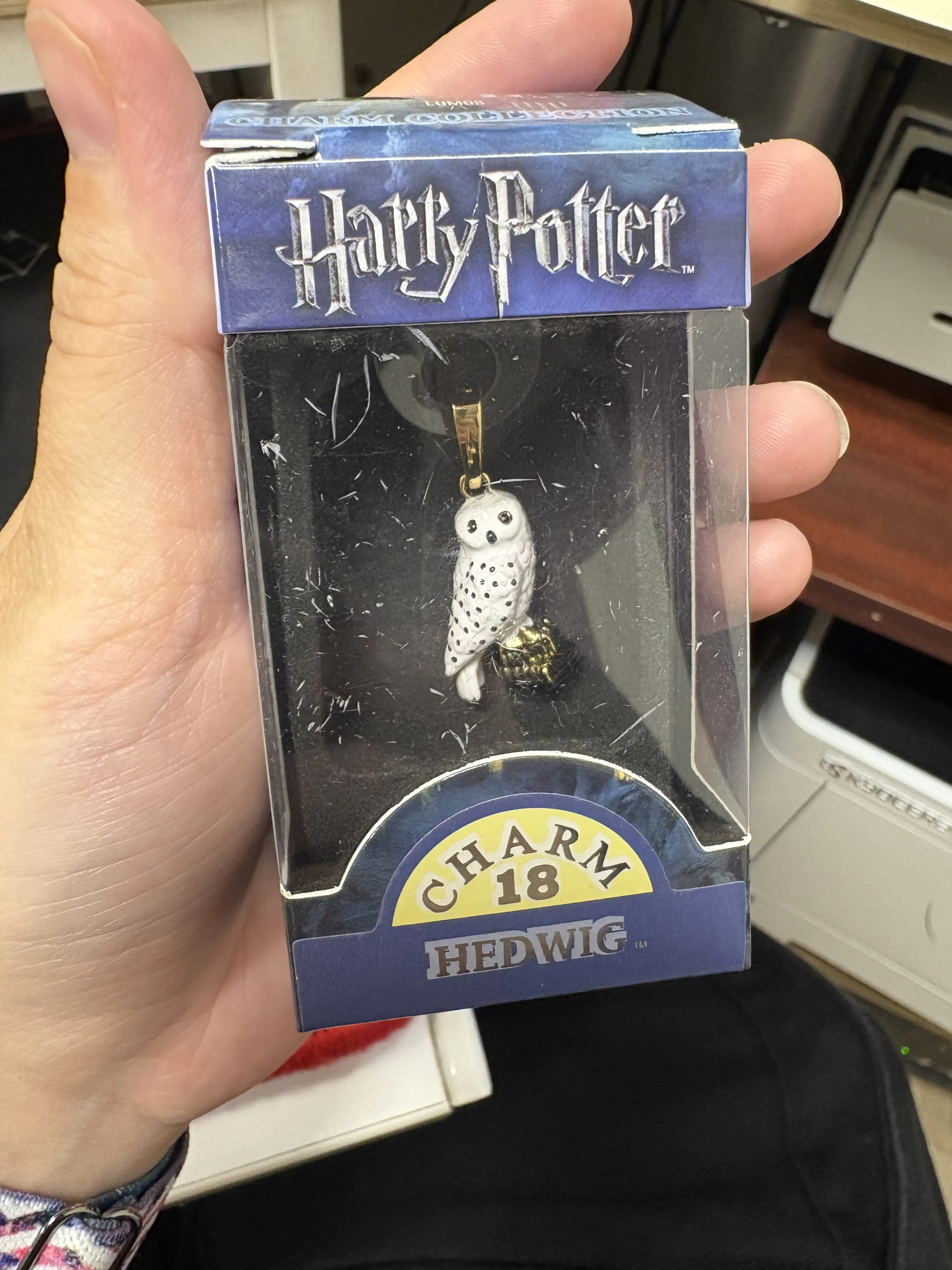 Harry Potter Anhänger für Lumos Bettelarmband Hedwig Produktfoto