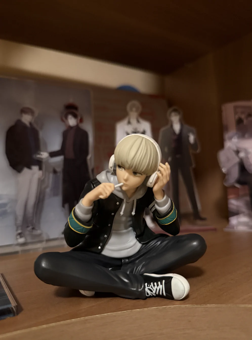 Wind Breaker Kaji Ren Sitting Figur 9 cm Produktfoto