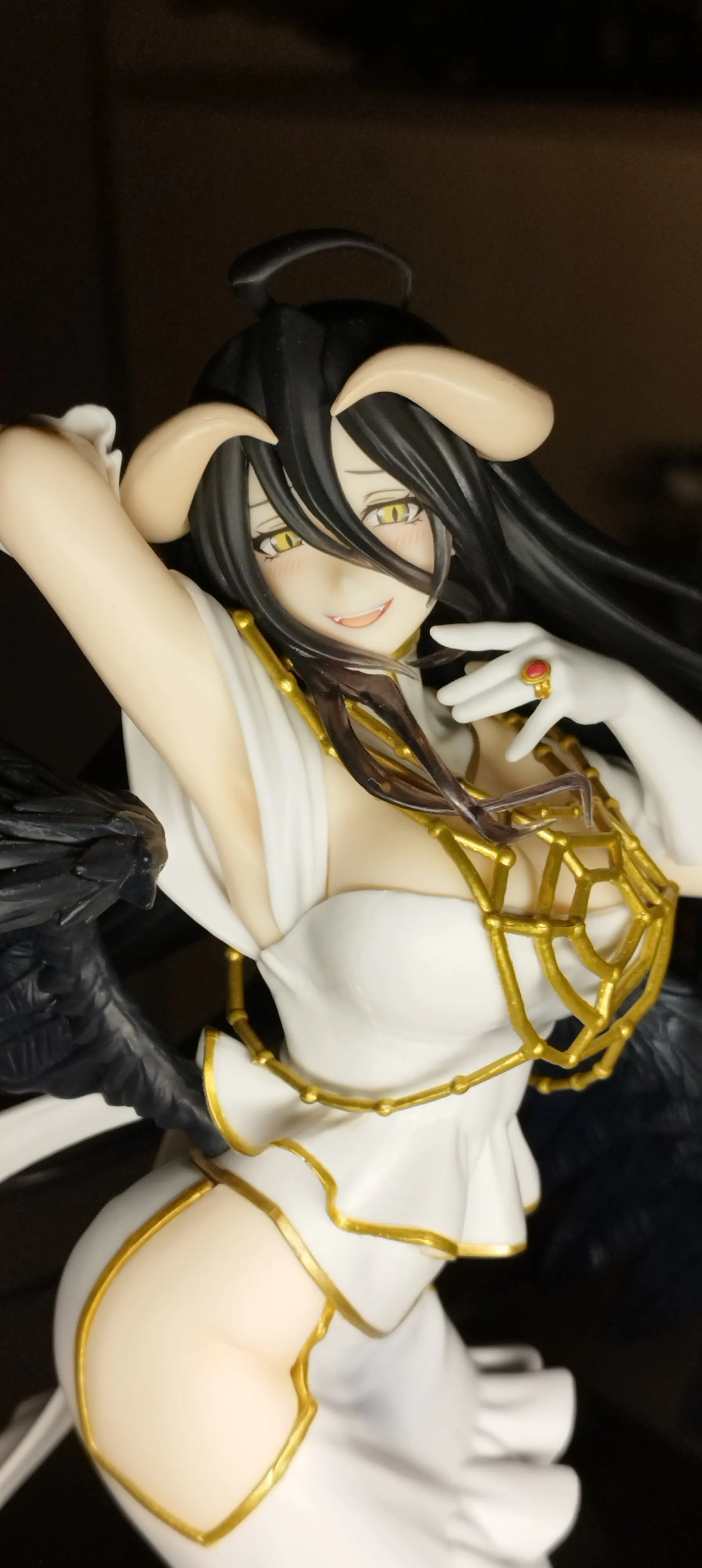 Overlord T-most PVC Statue Albedo Pure White Devil Ver. 29 cm Produktfoto
