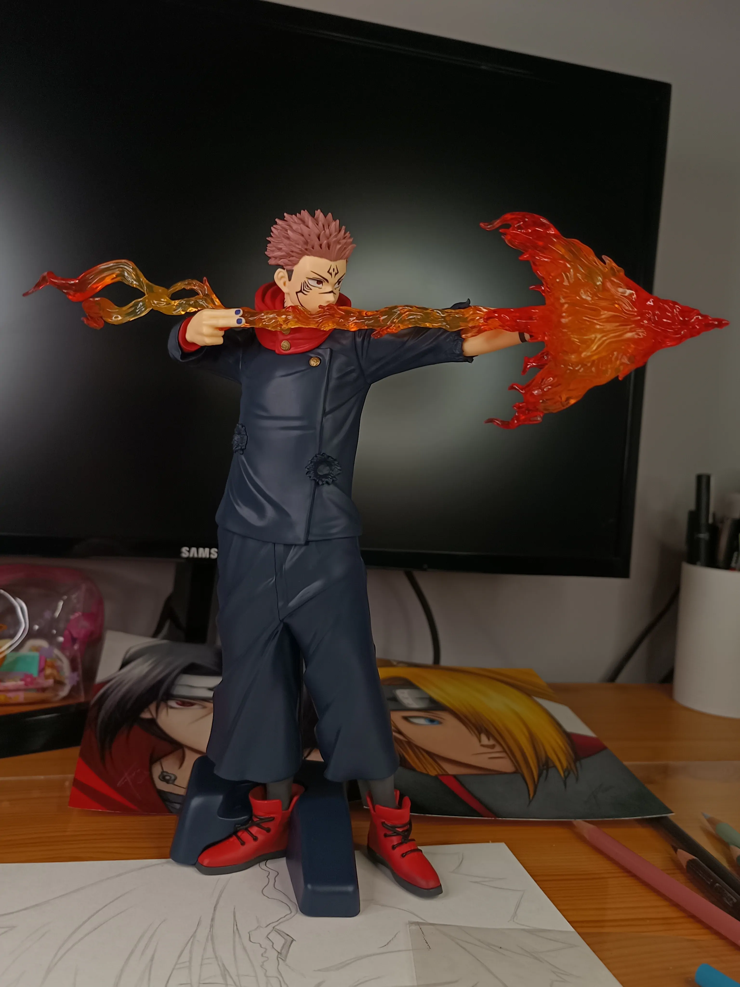 Jujutsu Kaisen Maximatic Plus Sukuna Figur 24cm Produktfoto