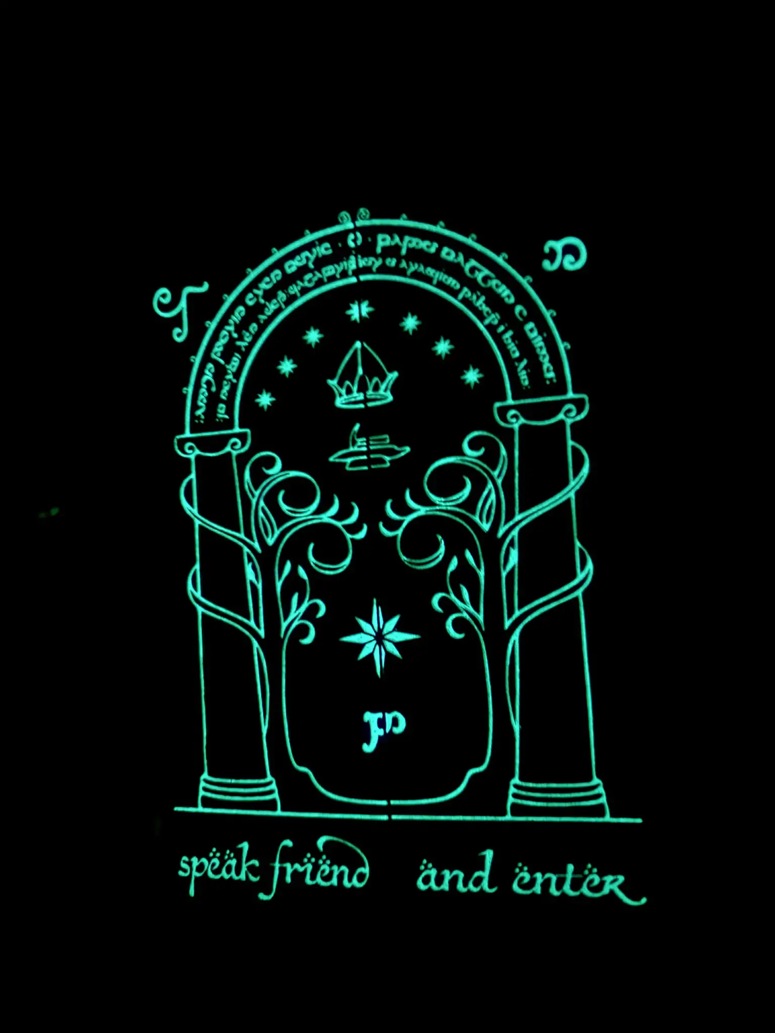 The Lord of the Rings Moria Gate Schlüsselschrank Produktfoto