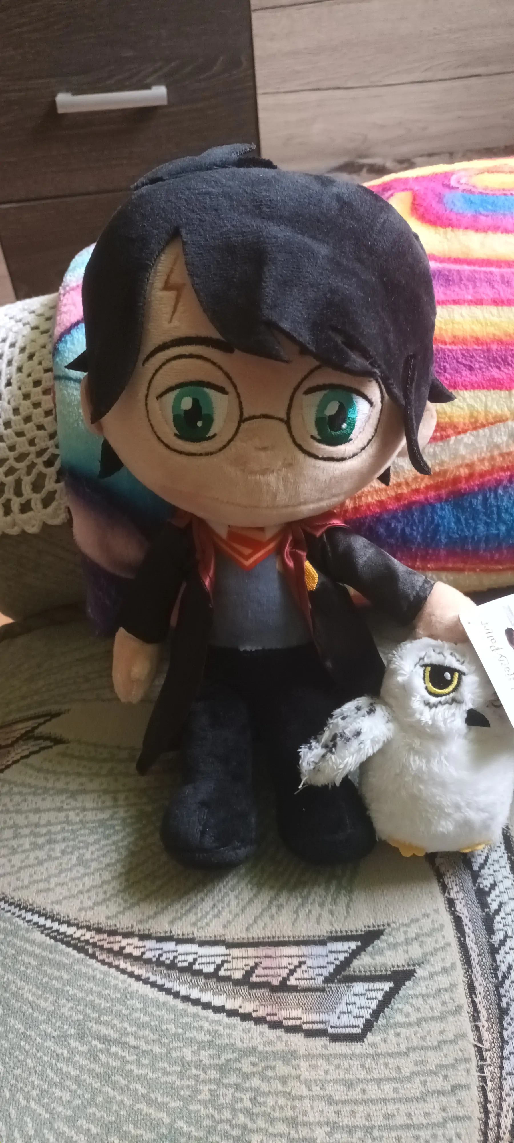 Harry Potter &amp; Hedwig Plüschtier 29cm Produktfoto
