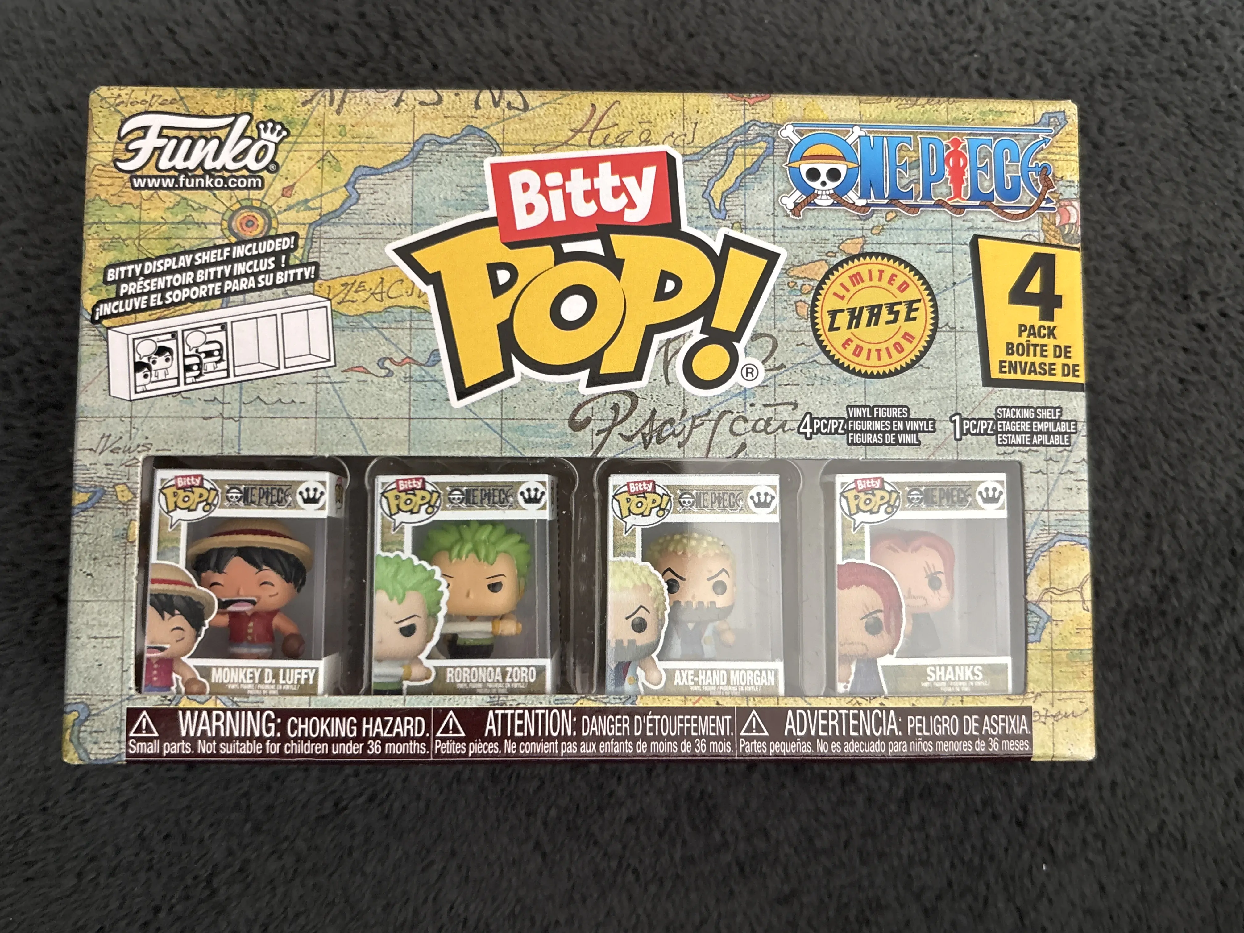 One Piece Bitty Funko POP! Vinyl Figur 4er-Pack Luffy Produktfoto