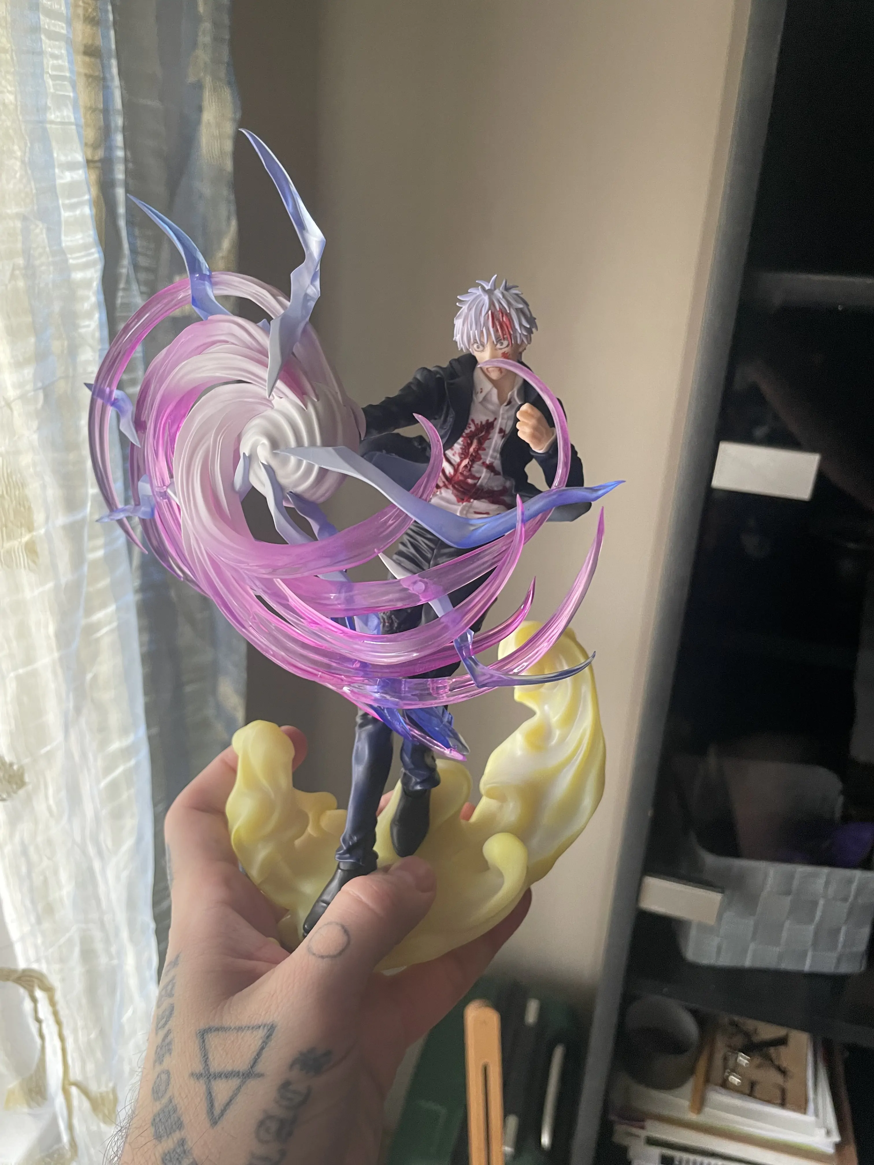 Jujutsu Kaisen Luminasta PVC Statue Satoru Gojo Hollow Purple (Kyoshiki Murasaki) 20 cm Produktfoto