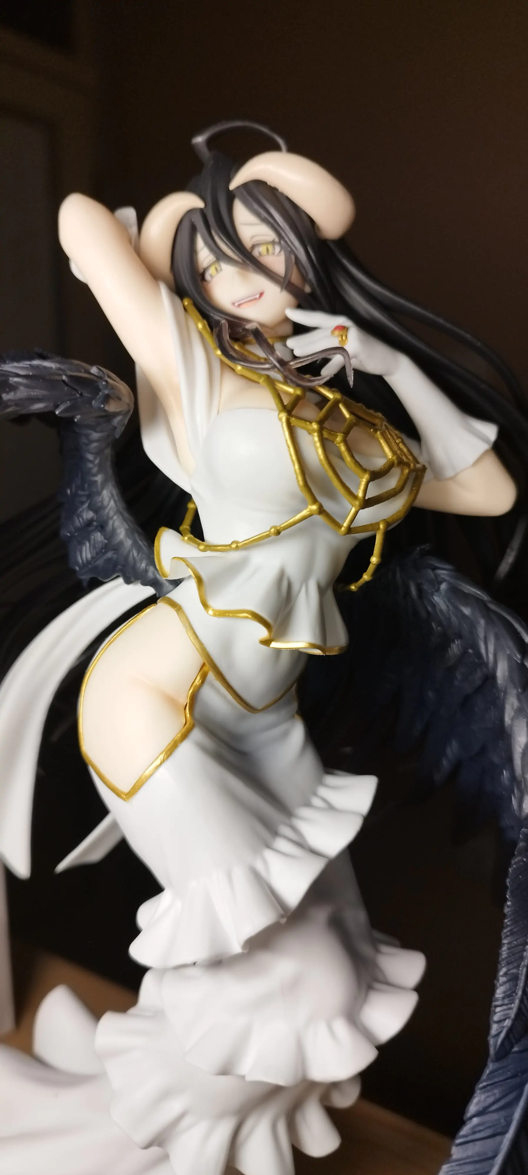 Overlord T-most PVC Statue Albedo Pure White Devil Ver. 29 cm Produktfoto