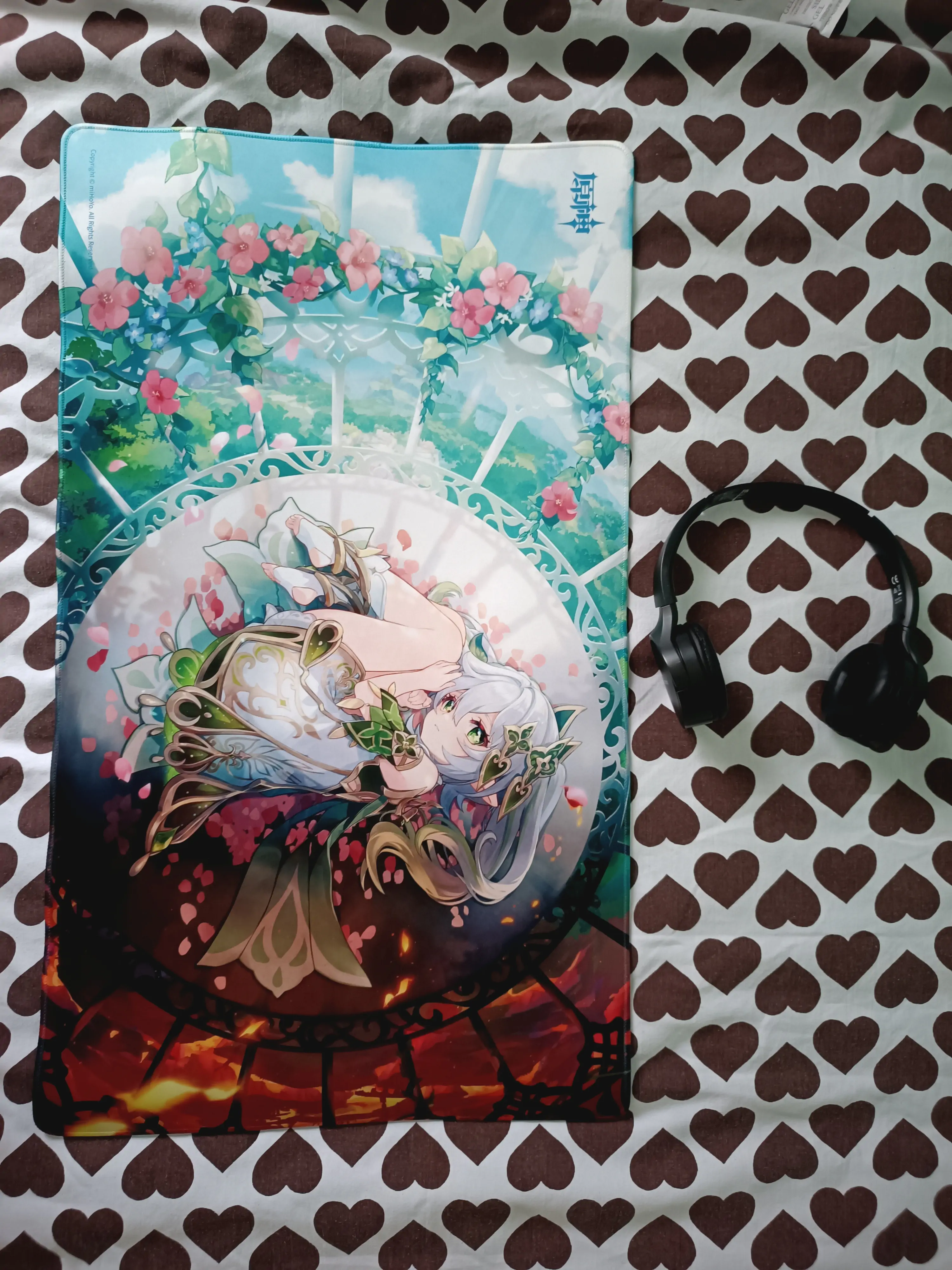 Genshin Impact Mousepad Void Drumming, Fire Rising High 70 x 40 cm Produktfoto