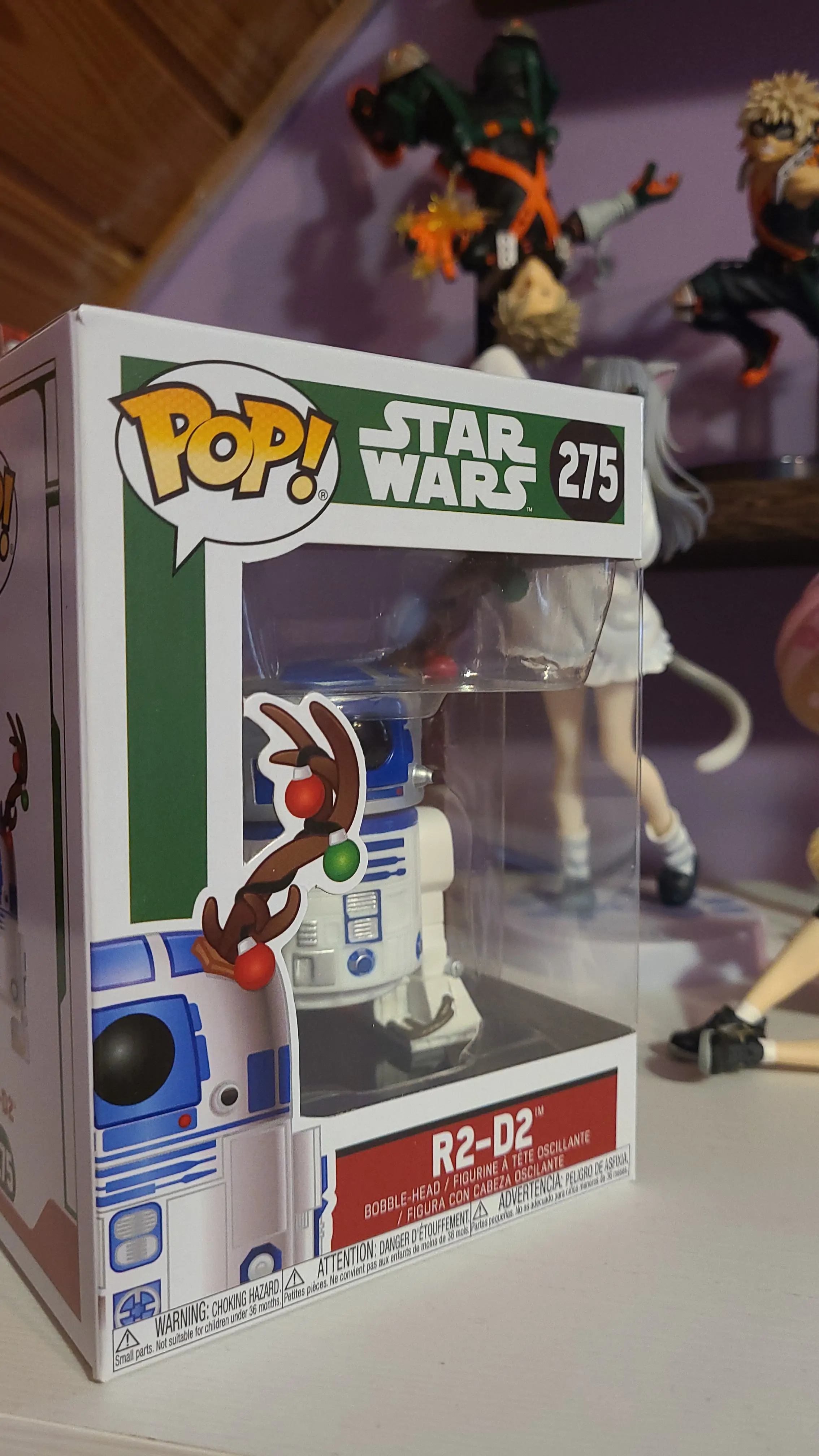 POP Figur Star Wars Holiday R2-D2 with Antlers Produktfoto