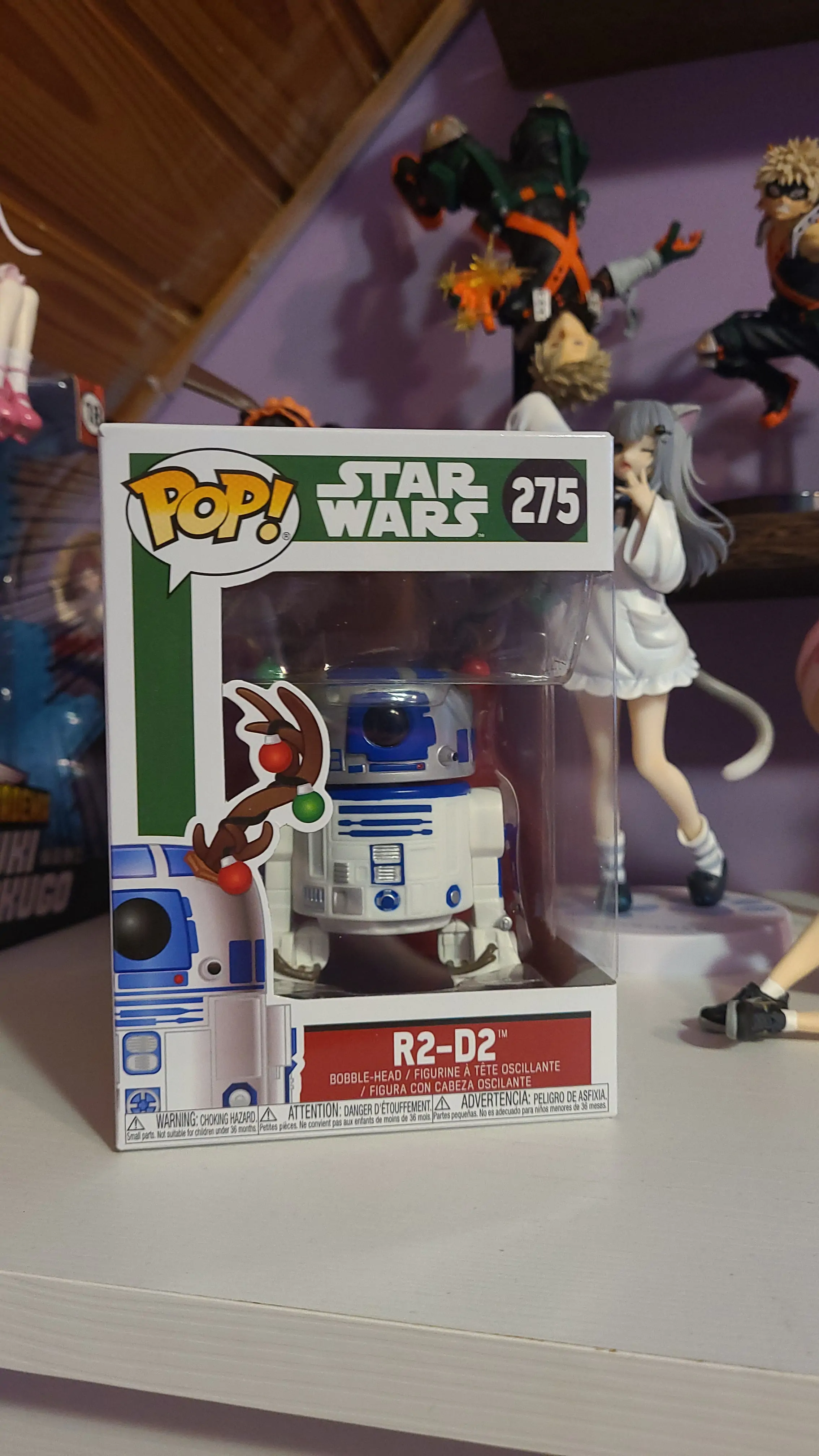 POP Figur Star Wars Holiday R2-D2 with Antlers Produktfoto