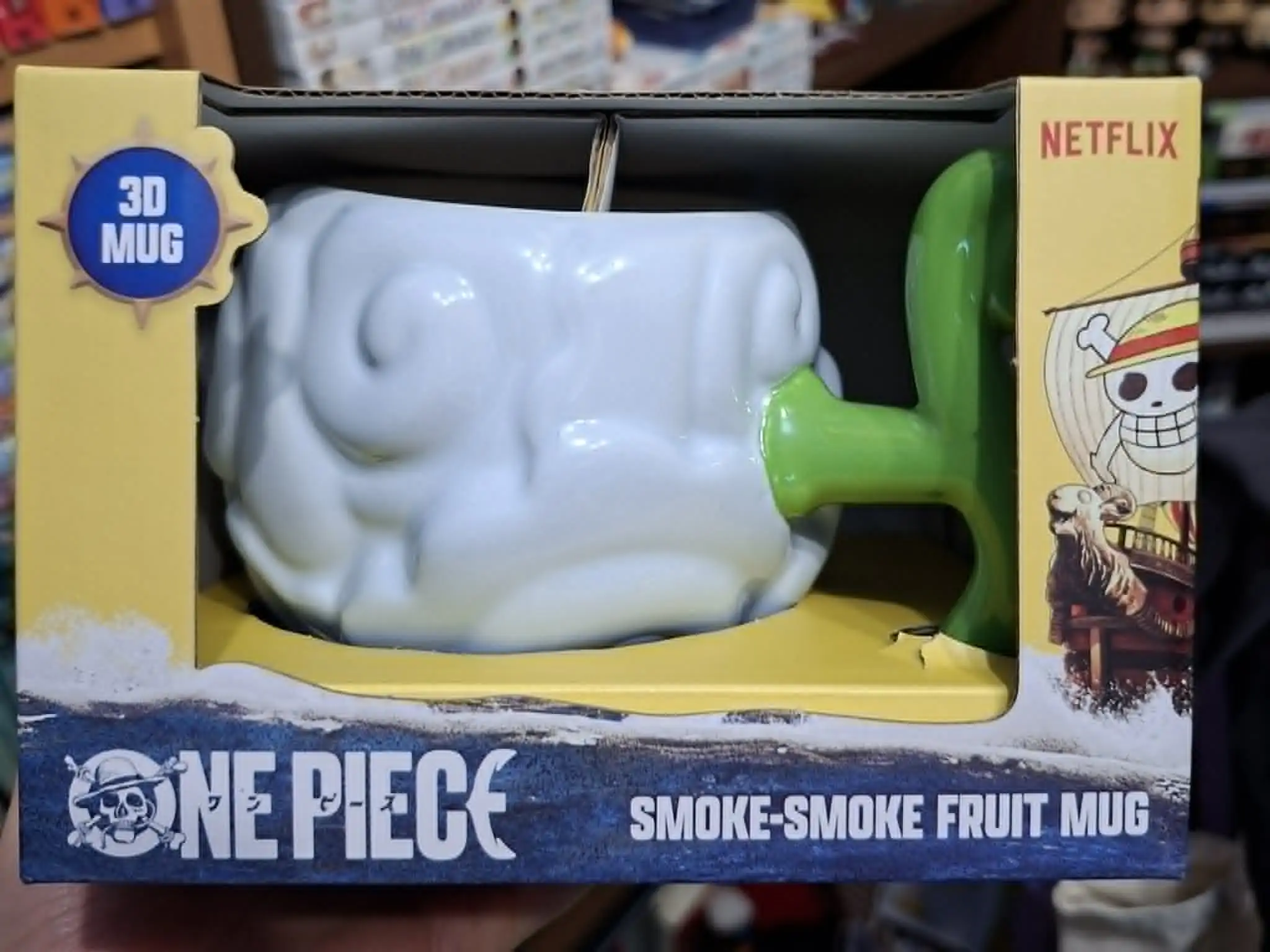 One Piece Netflix 3D Tasse Fruit Smoke-Smoke 600 ml Produktfoto