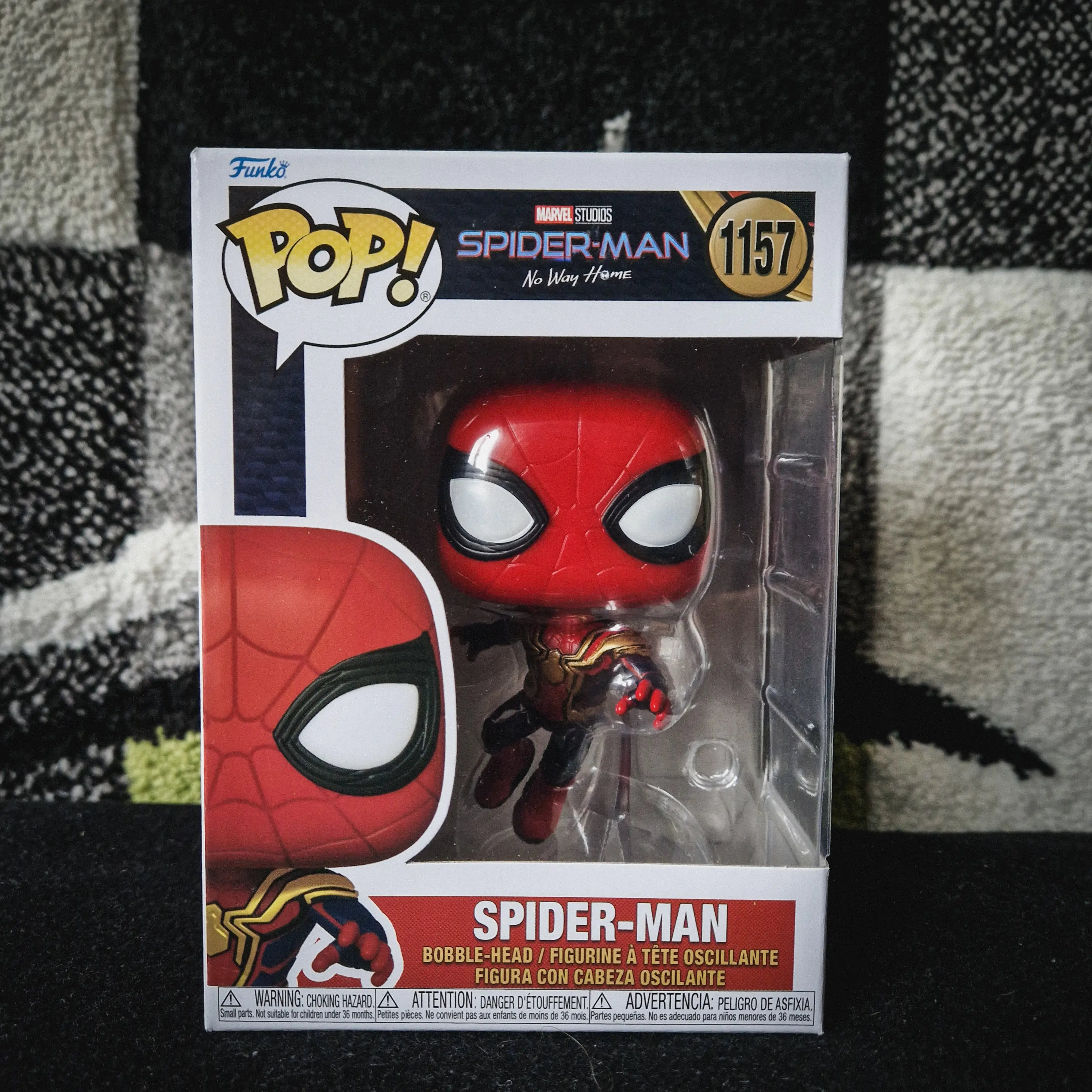 Spider-Man: No Way Home POP! Marvel Vinyl Figur Spider-Man Swing 9 cm Produktfoto