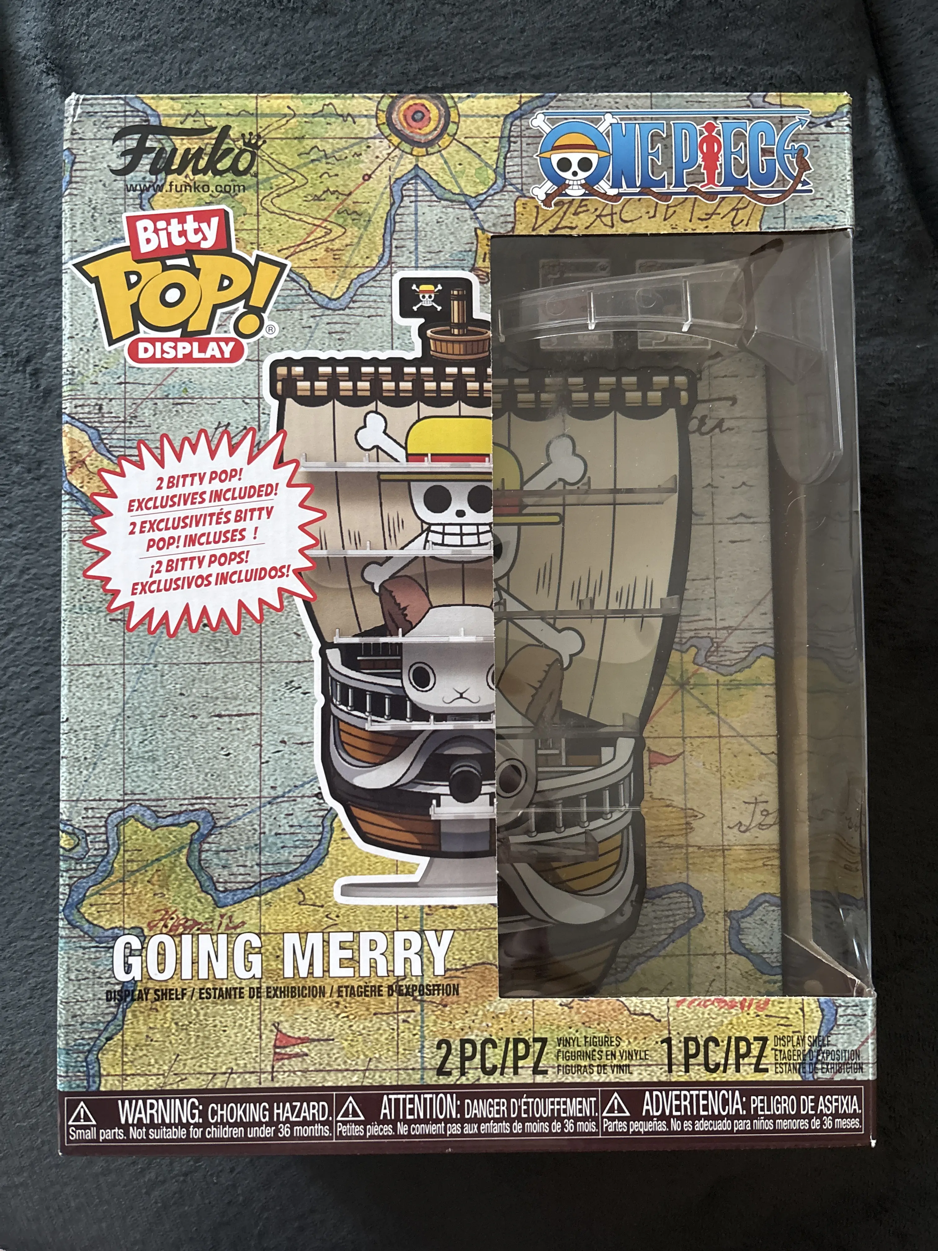 Display Bitty Funko POP Display One Piece Going Merry Produktfoto