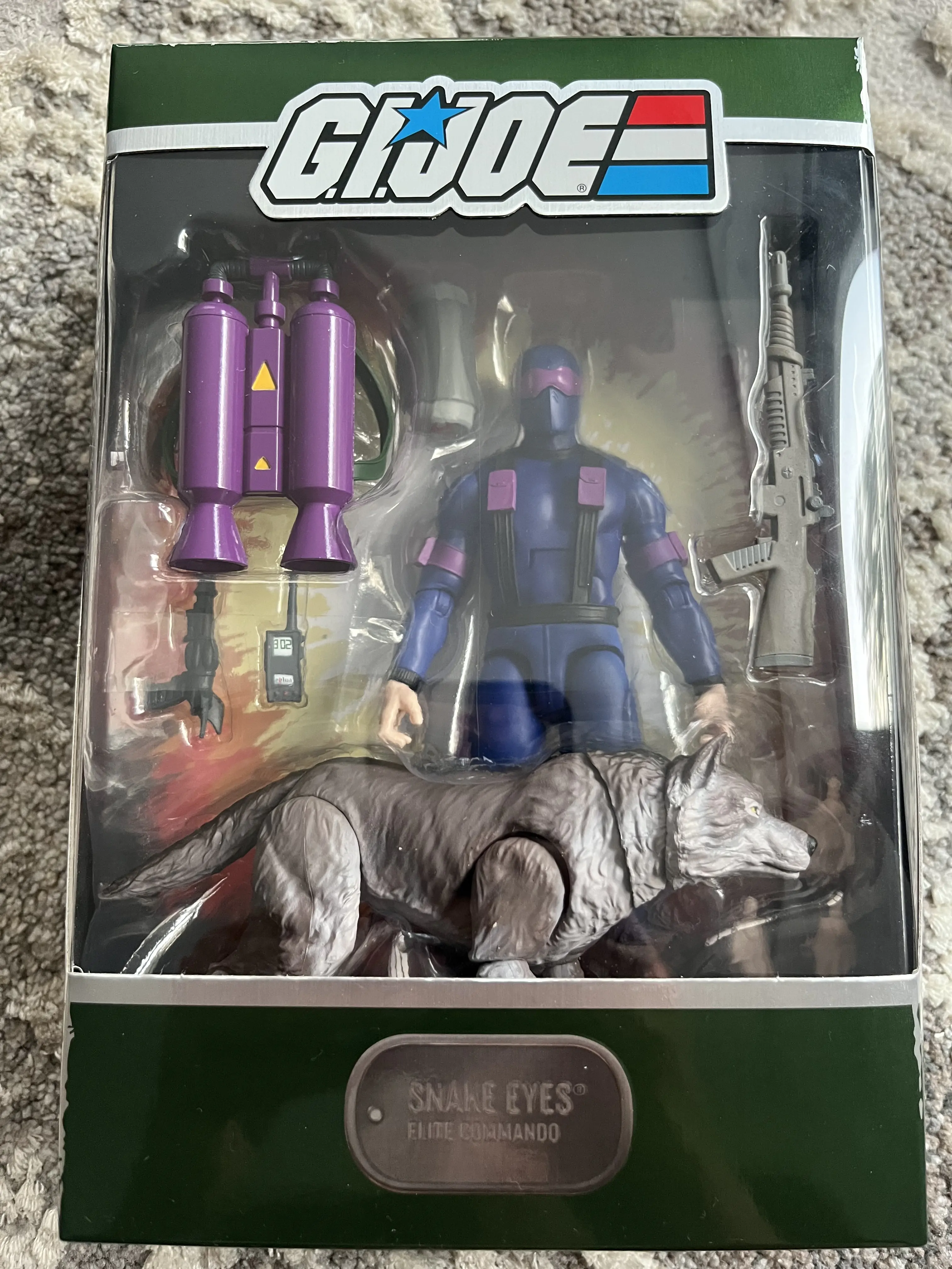 G.I. Joe Ultimates Actionfigur Snake Eyes [Real American Hero] 18 cm Produktfoto
