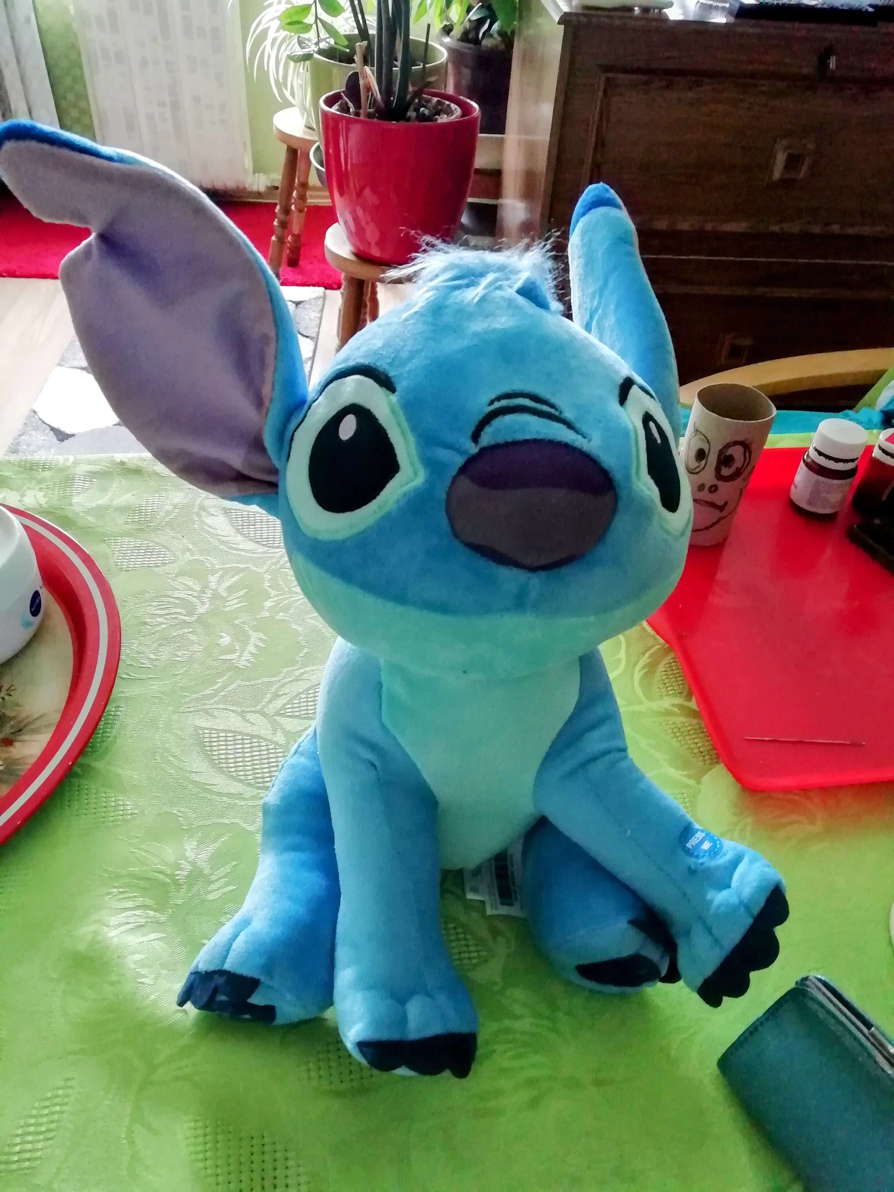 Lilo &amp; Stitch Plüschfigur mit Sound Stitch 30 cm Produktfoto