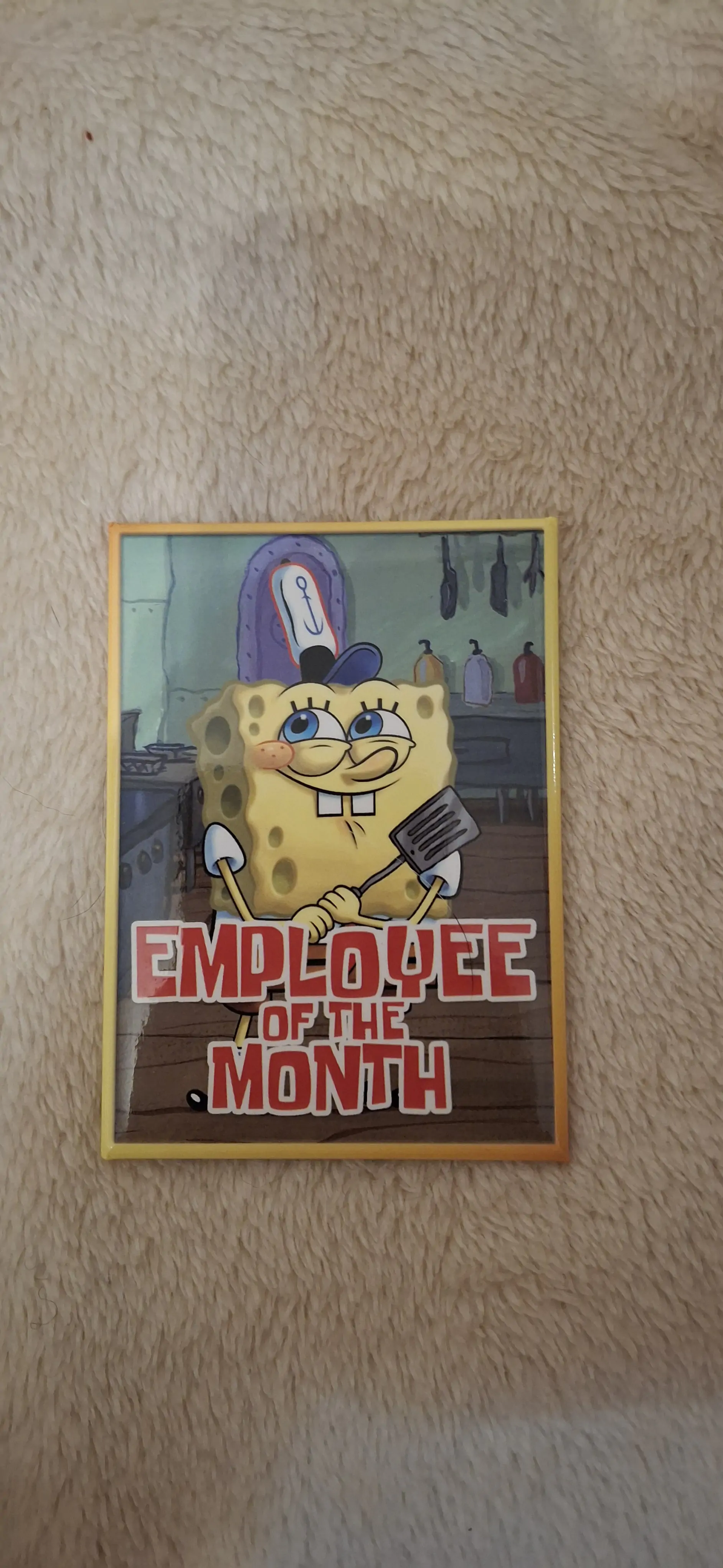 SPONGEBOB SQUAREPANTS Employee of the Month Magnet Produktfoto