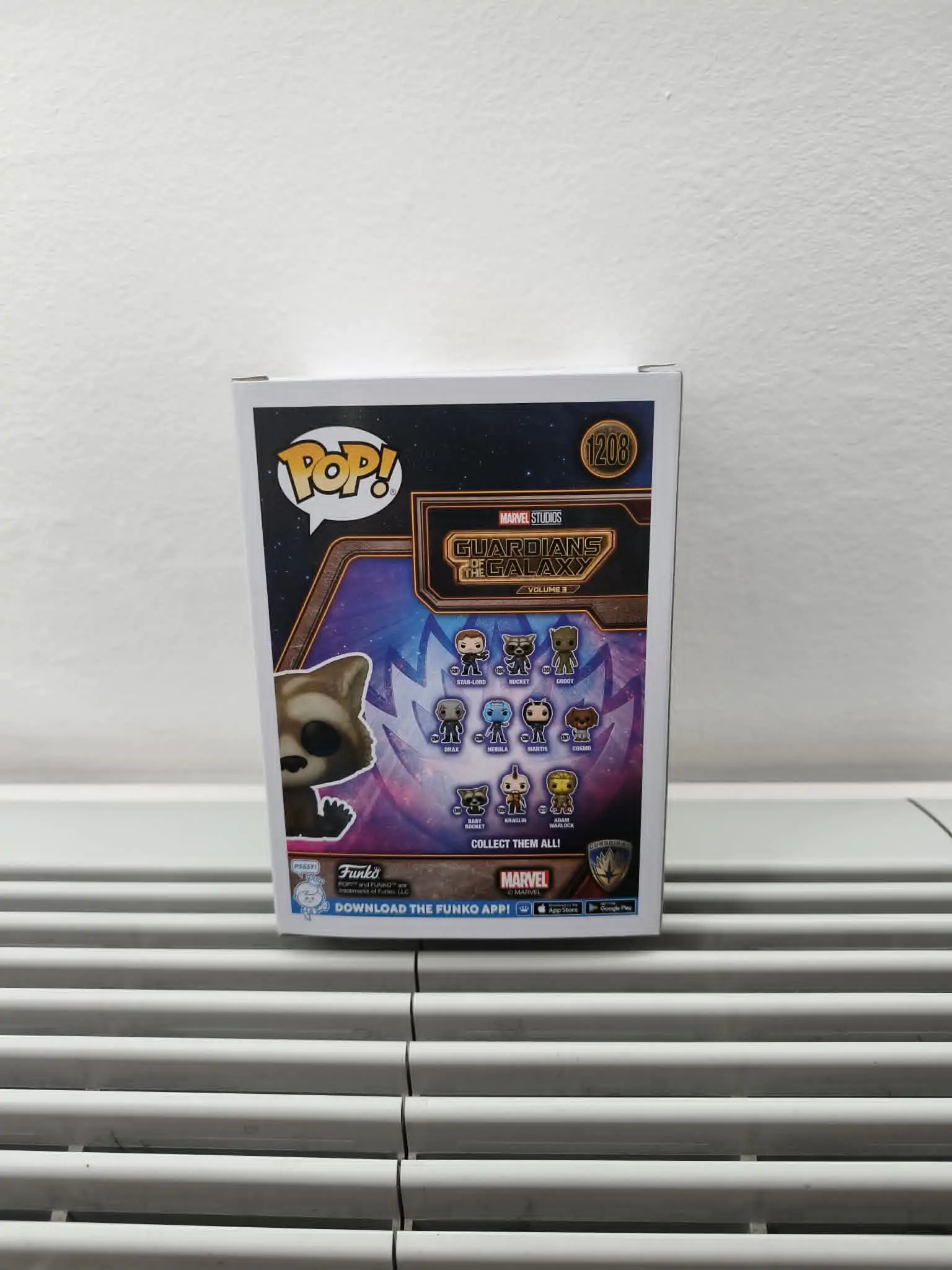 Guardians of the Galaxy Vol. 3 POP! Vinyl Figur Baby Rocket 9 cm Produktfoto