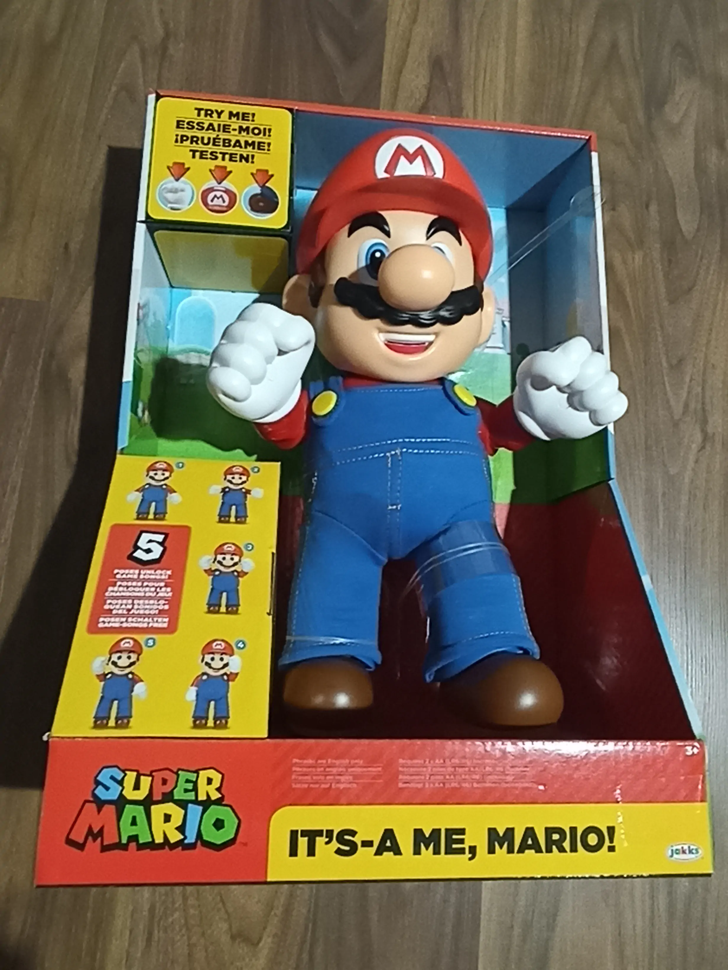 World of Nintendo Sprechende Actionfigur It's-A Me! Mario 30 cm termékfotó