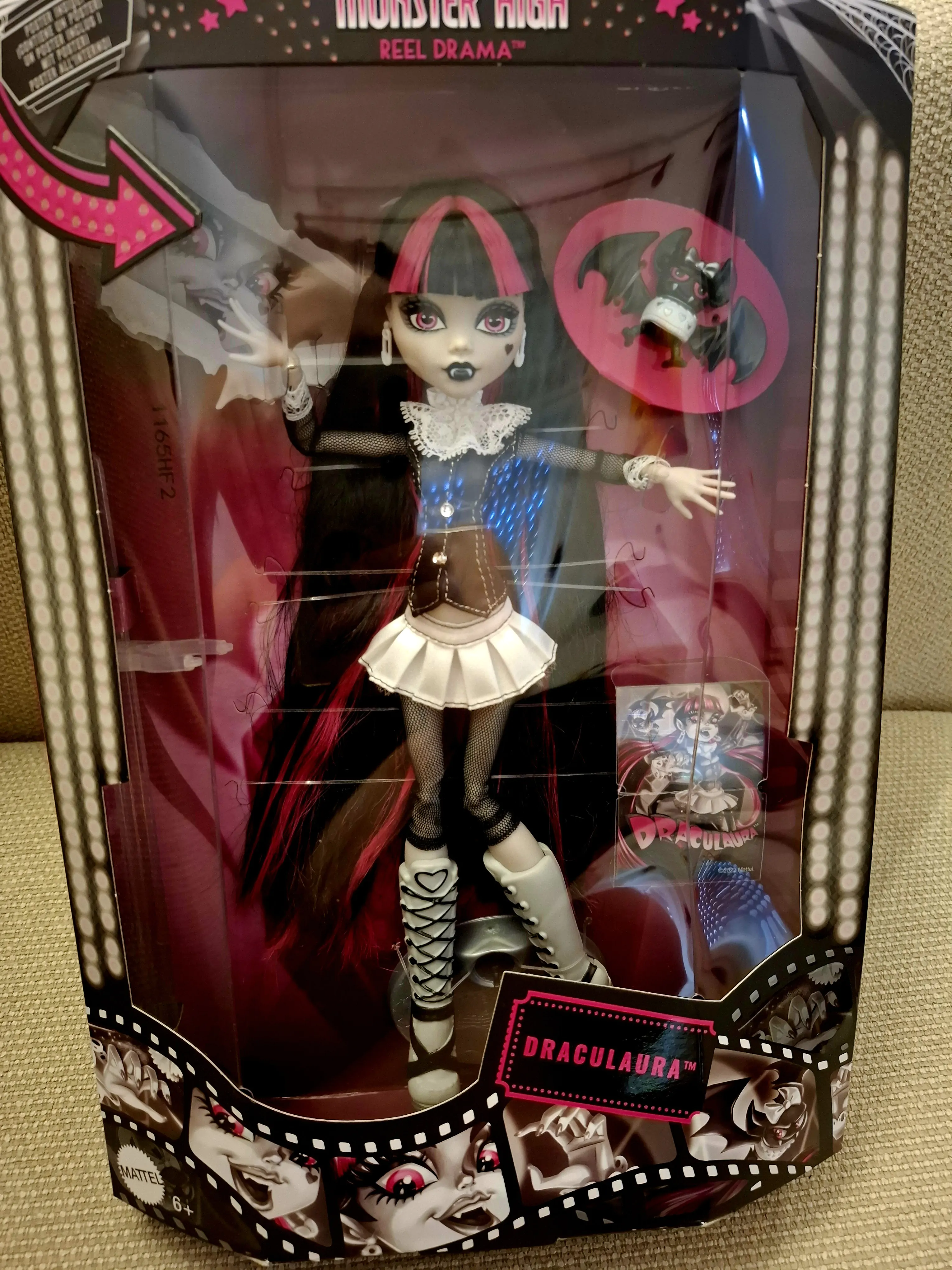 Monster High Reel Drama Draculaura Puppe Produktfoto