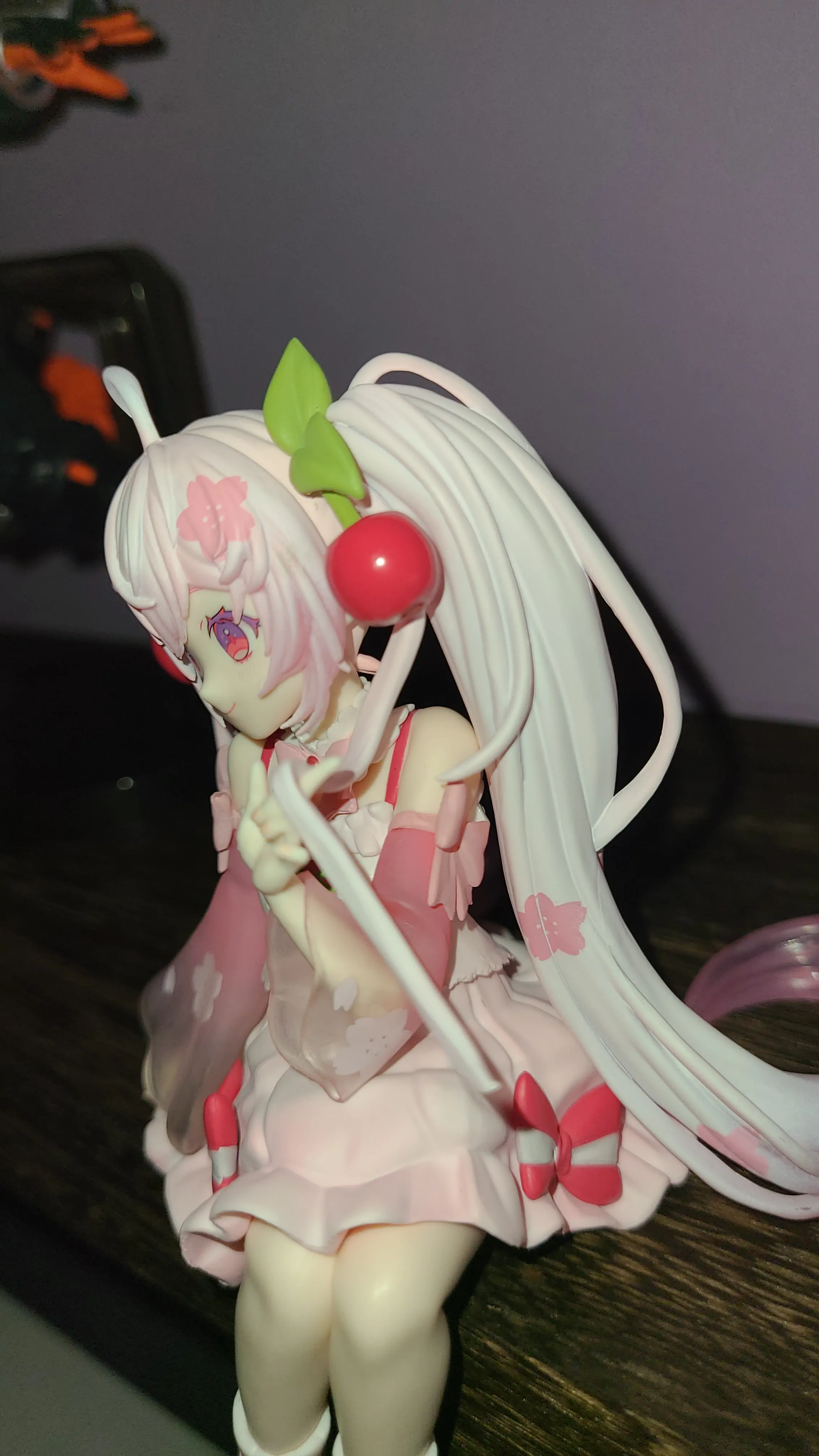 Hatsune Miku Noodle Stopper PVC Statue Sakura Miku 2025 14 cm Produktfoto