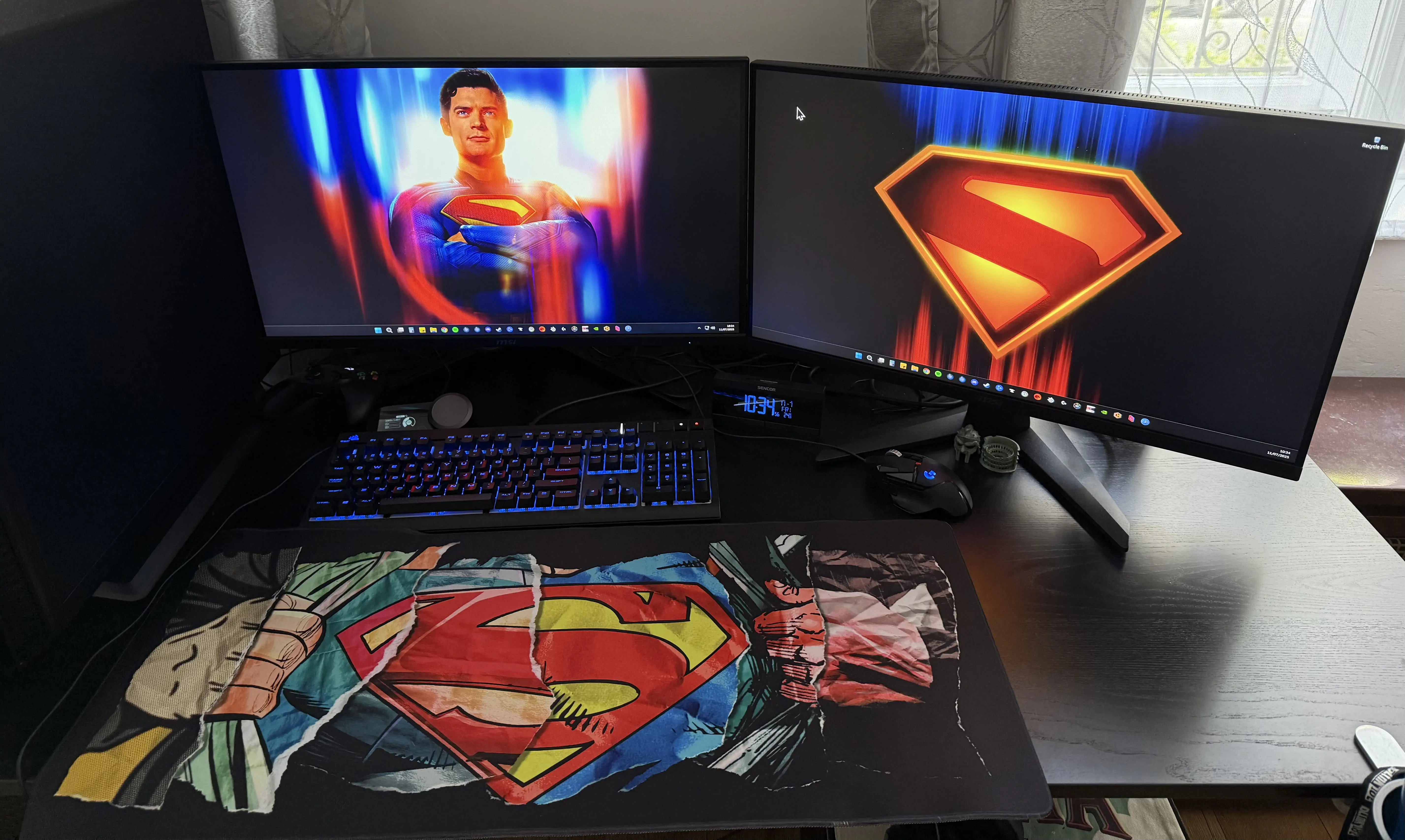 Superman Schreibtischunterlage Produktfoto
