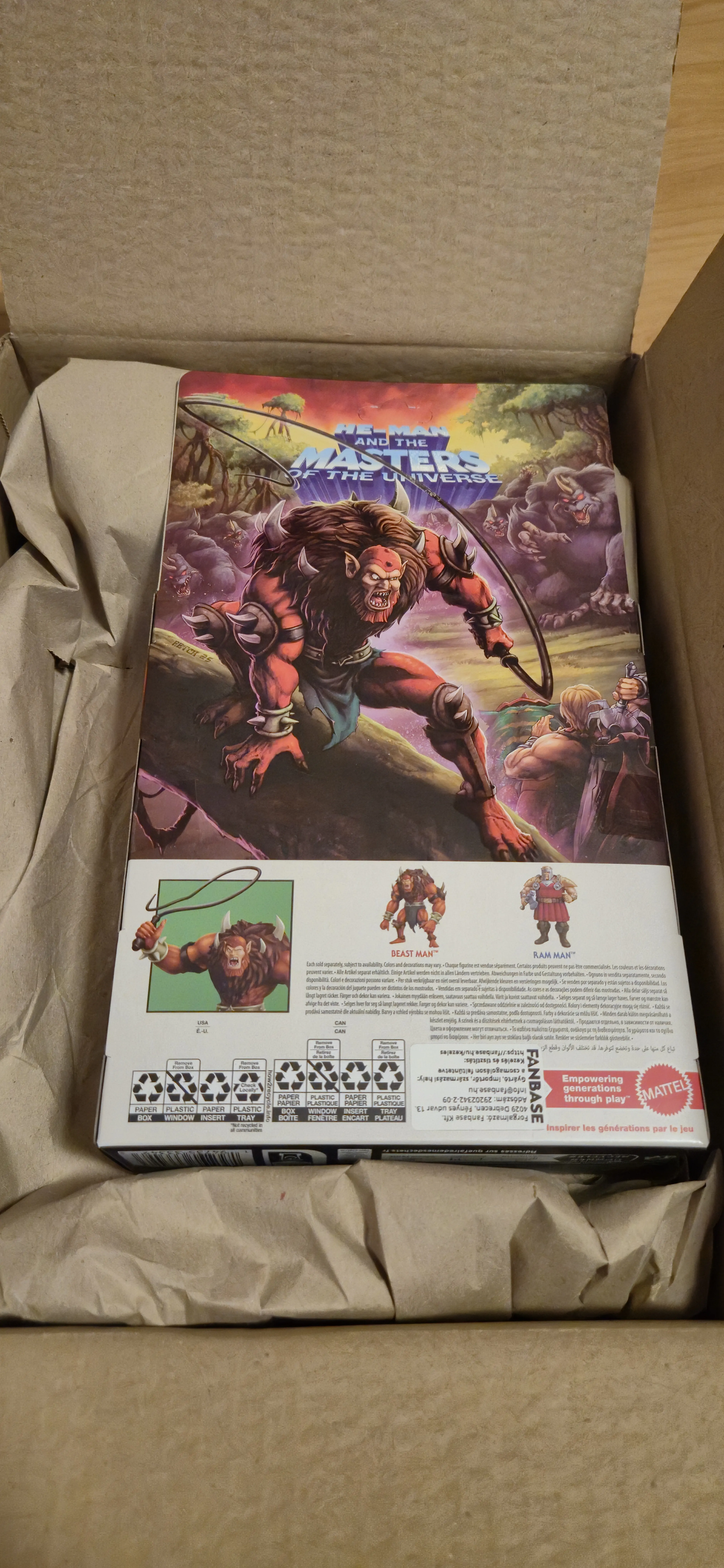 Masters of the Universe Origins Deluxe Actionfigur Beast Man 14 cm Produktfoto