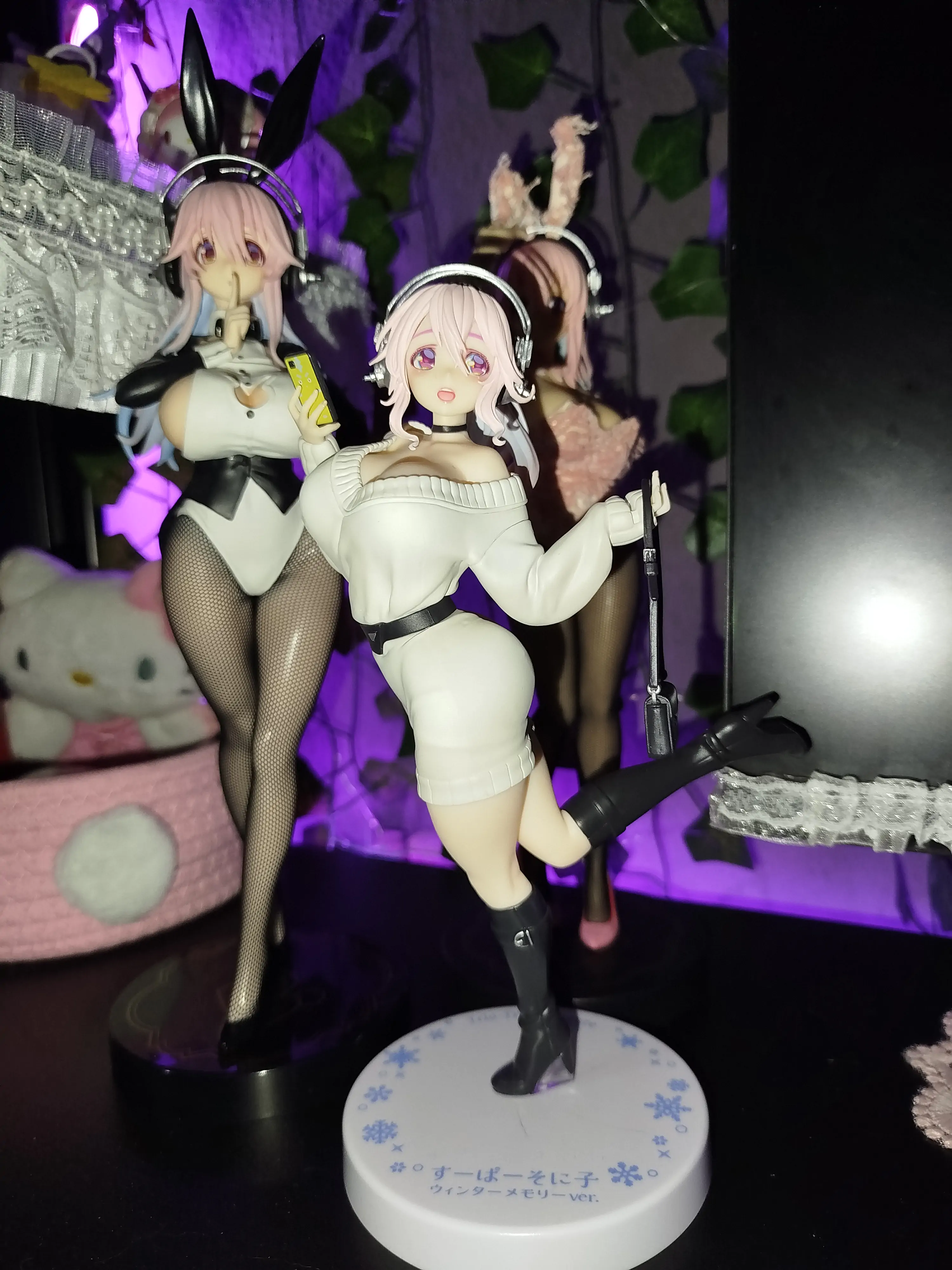 Super Sonico Trio-Try-iT PVC Statue Winter Memory Ver. 21 cm Produktfoto