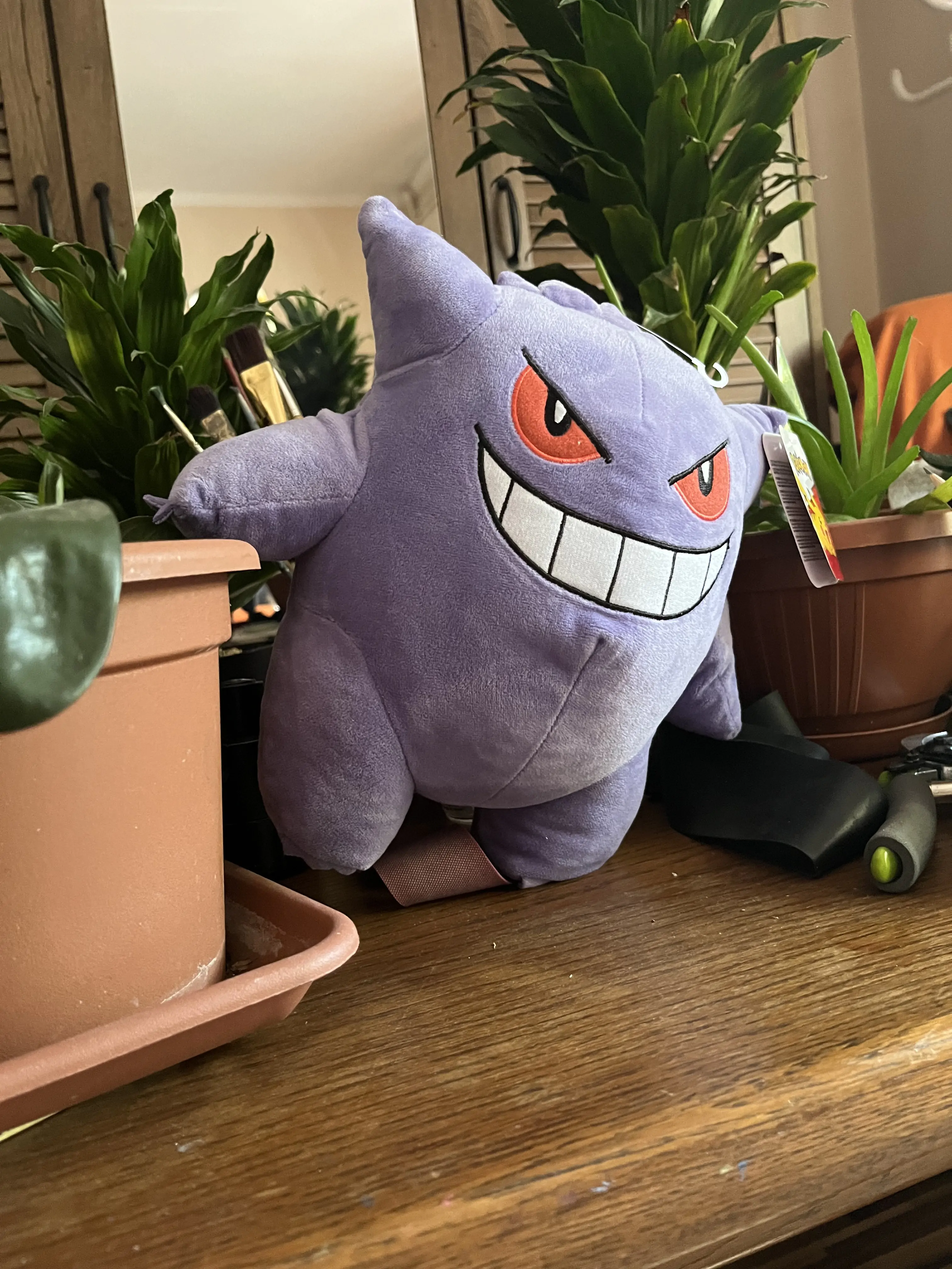 Pokemon Gengar Plüschfigur 24cm Produktfoto