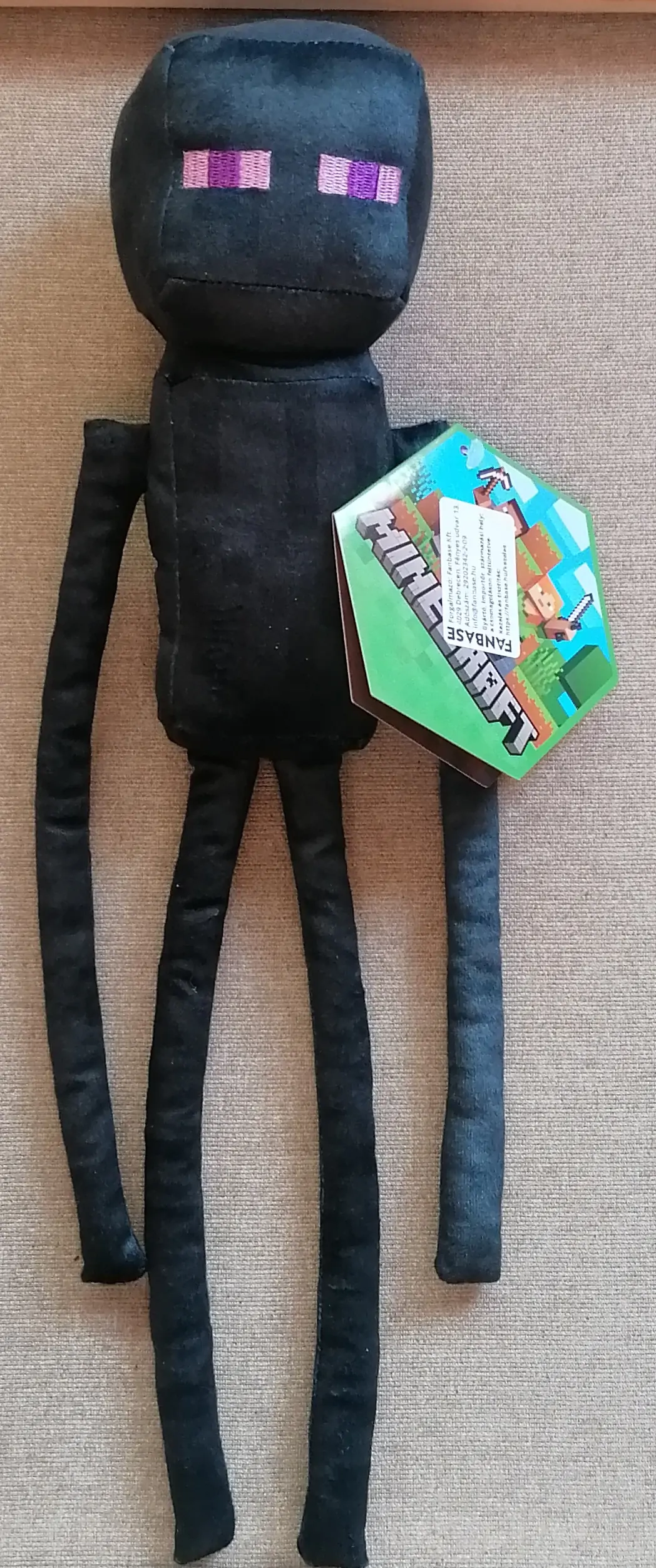 Minecraft Enderman Plüschtier 37cm Produktfoto