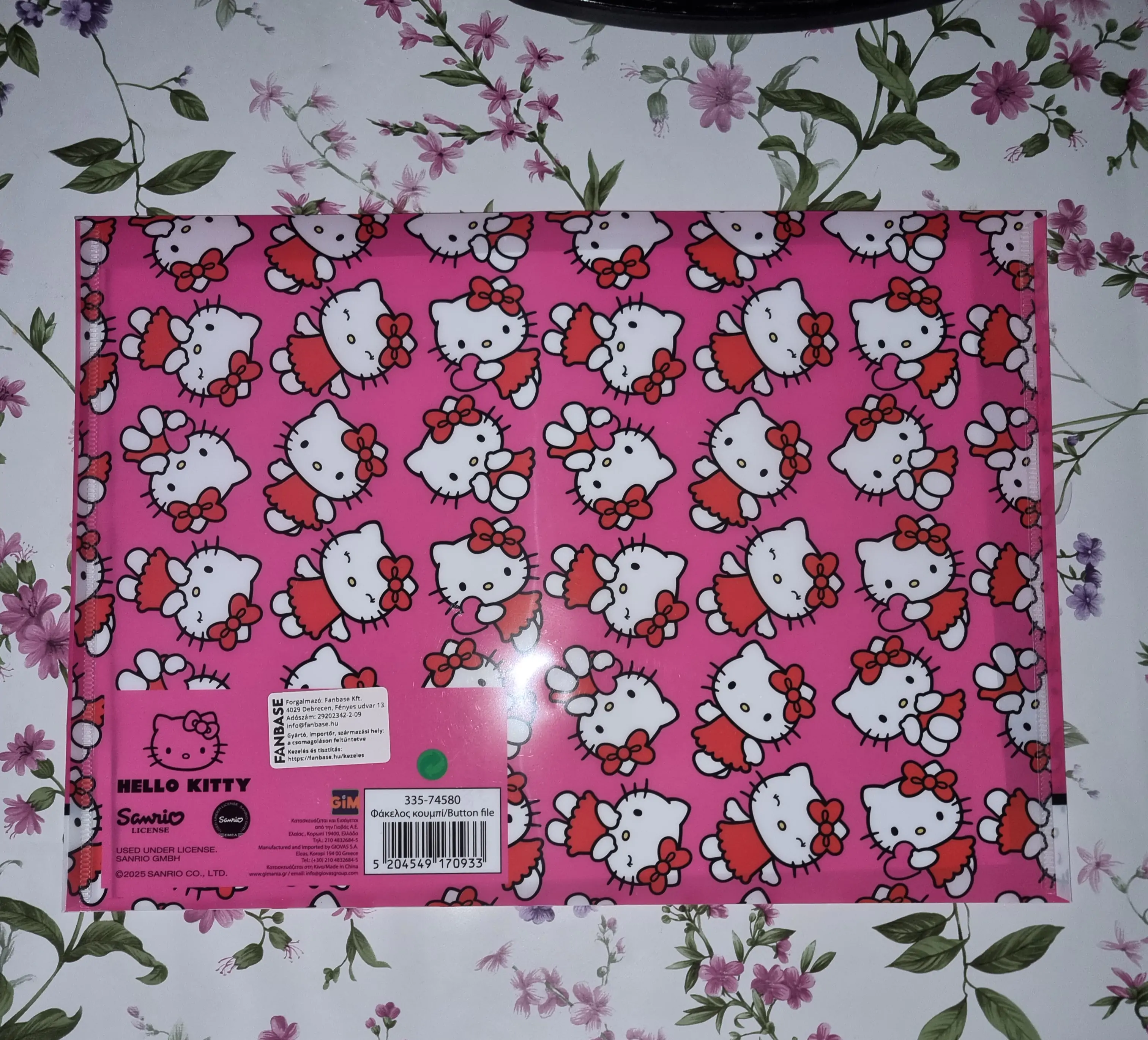 Hello Kitty Sweetheart A4 Dokumentenmappe Produktfoto