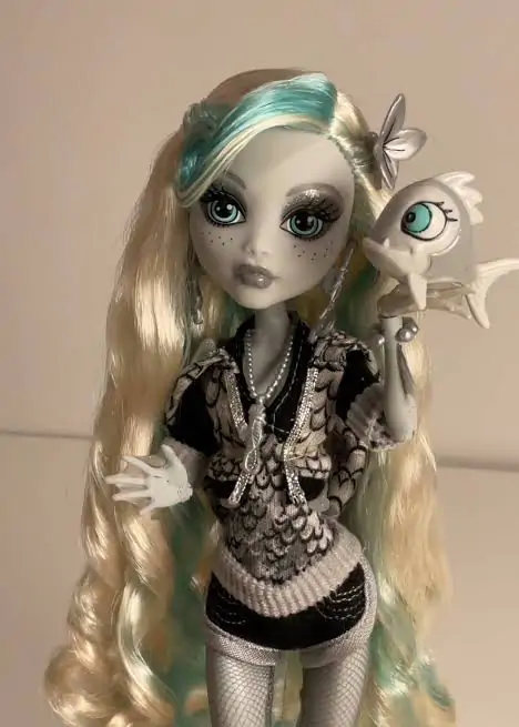 Monster High Reel Drama Lagoona Blue Puppe [beschädigte Verpackung] Produktfoto