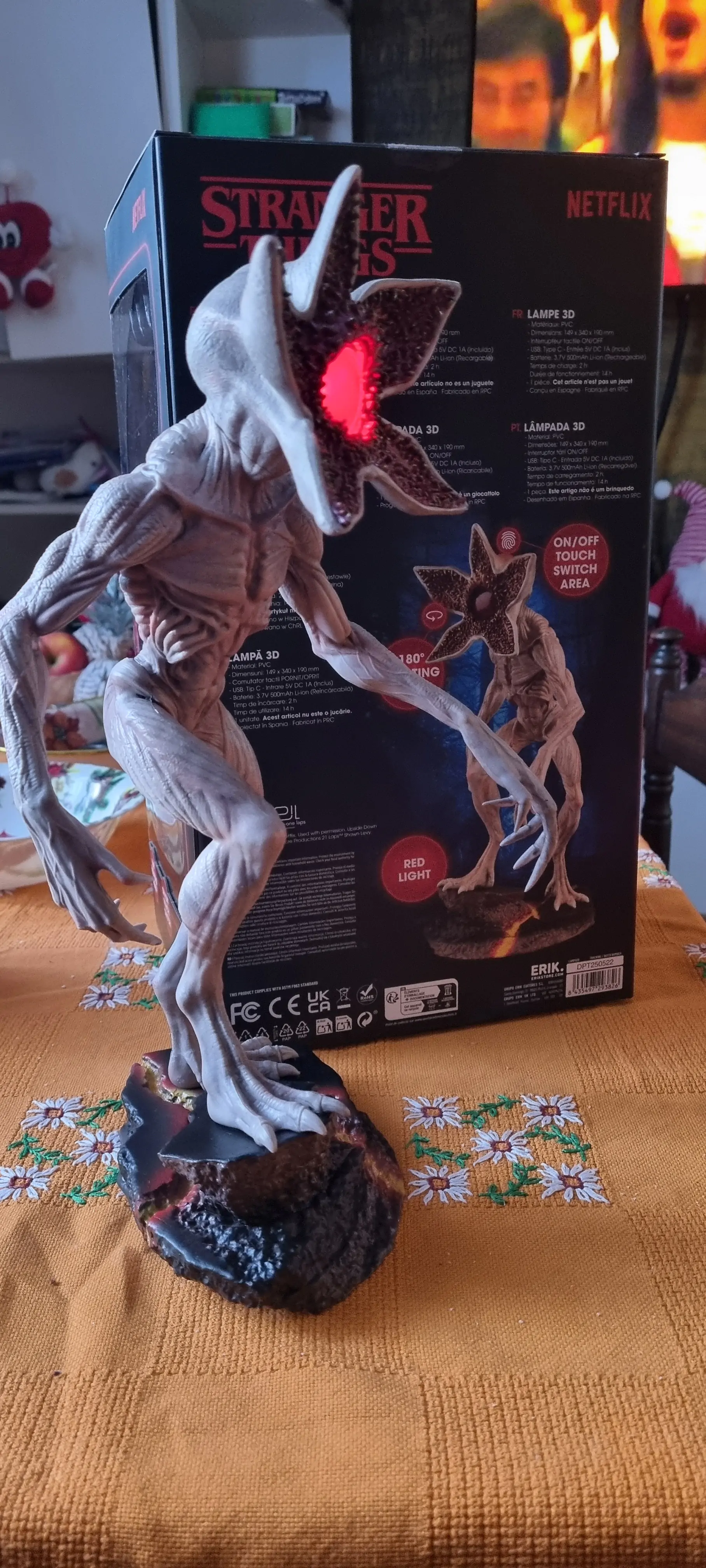 Stranger Things Demogorgon Lampe Produktfoto