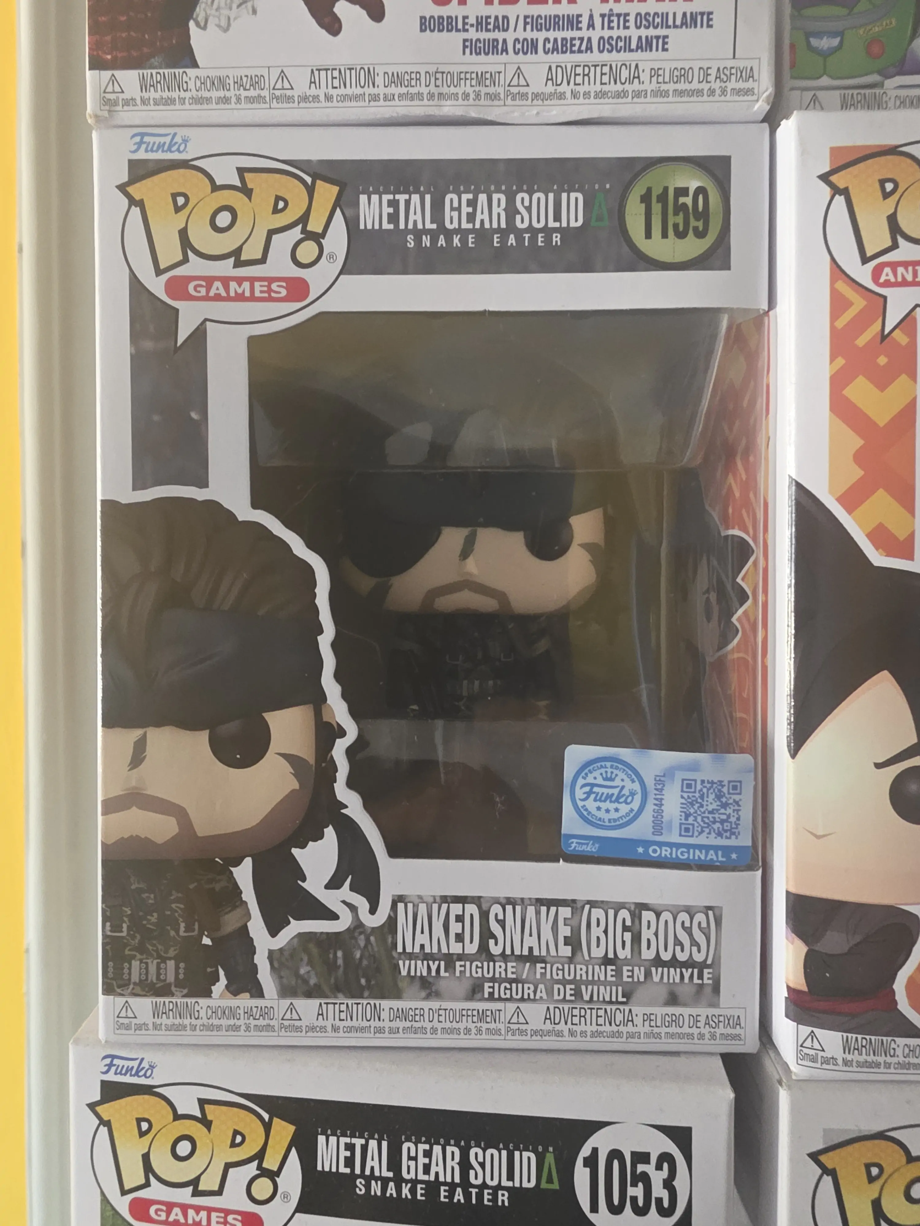Metal Gear Funko POP! Games Vinyl Figur Metal Gear Solid 3- Big Boss 9 cm Produktfoto