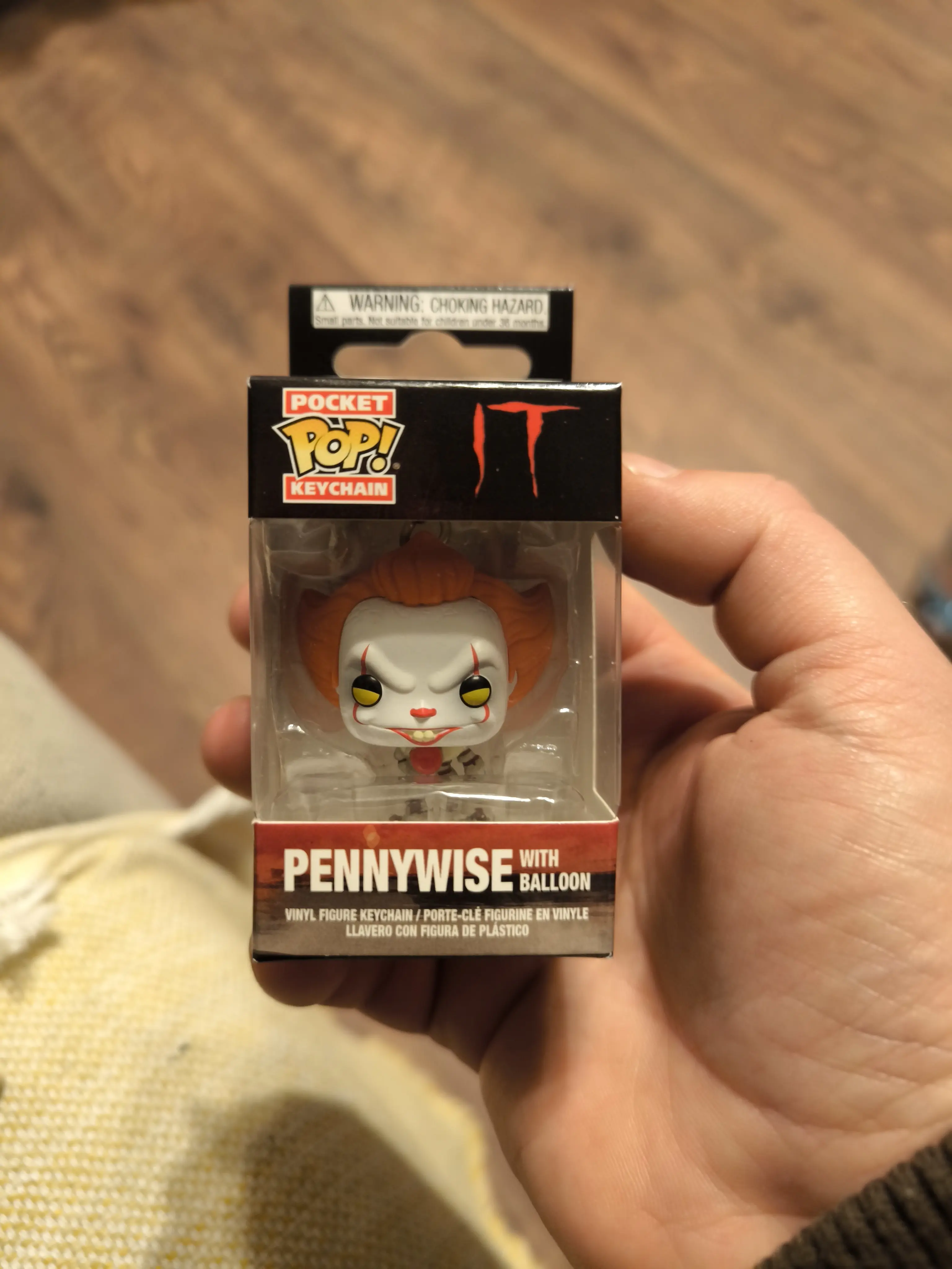 Stephen King's It 2017 Pocket POP! Vinyl Schlüsselanhänger Pennywise with Balloon 4 cm Produktfoto