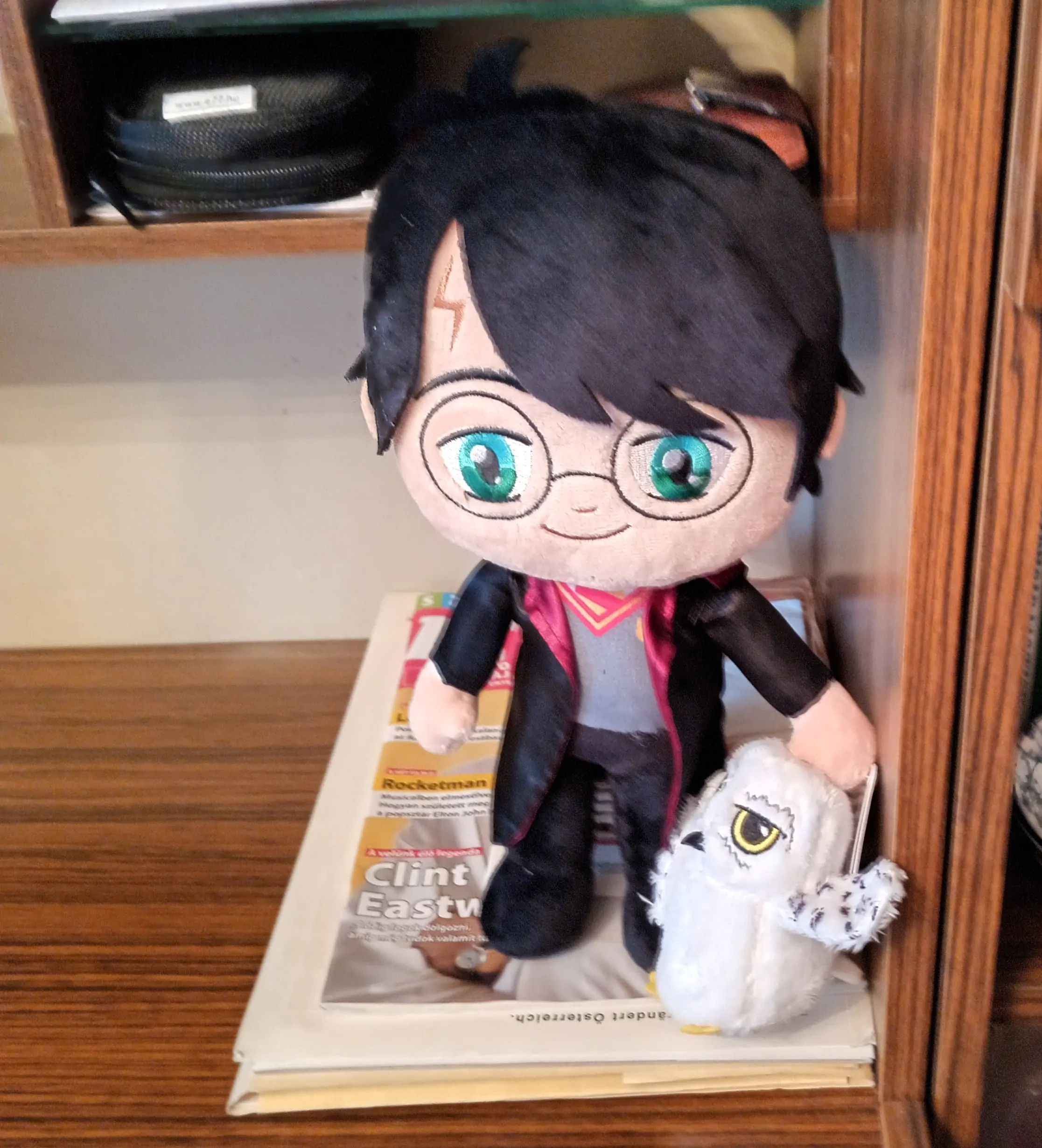 Harry Potter &amp; Hedwig Plüschtier 29cm Produktfoto