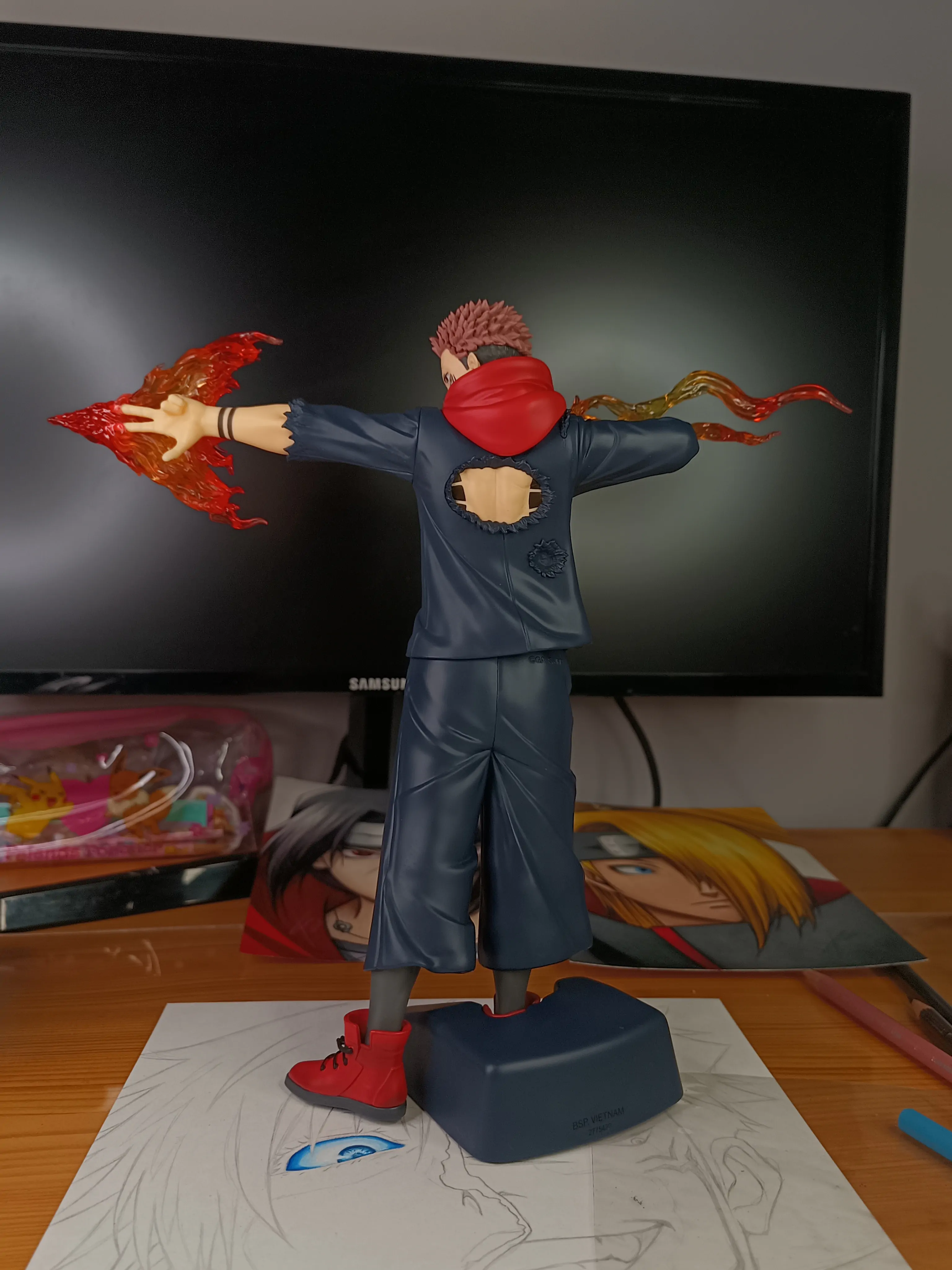 Jujutsu Kaisen Maximatic Plus Sukuna Figur 24cm Produktfoto